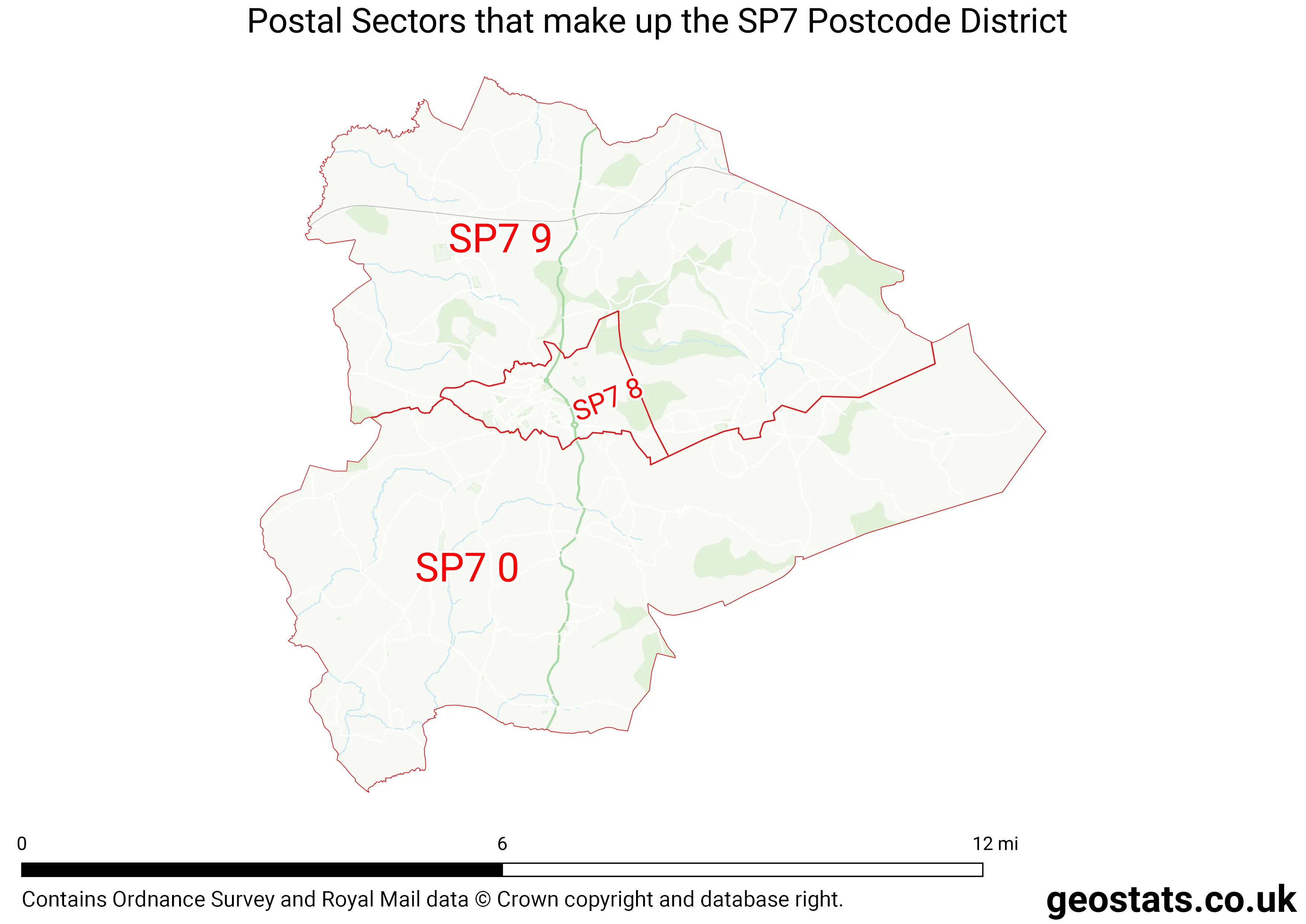 Map of the SP7  District