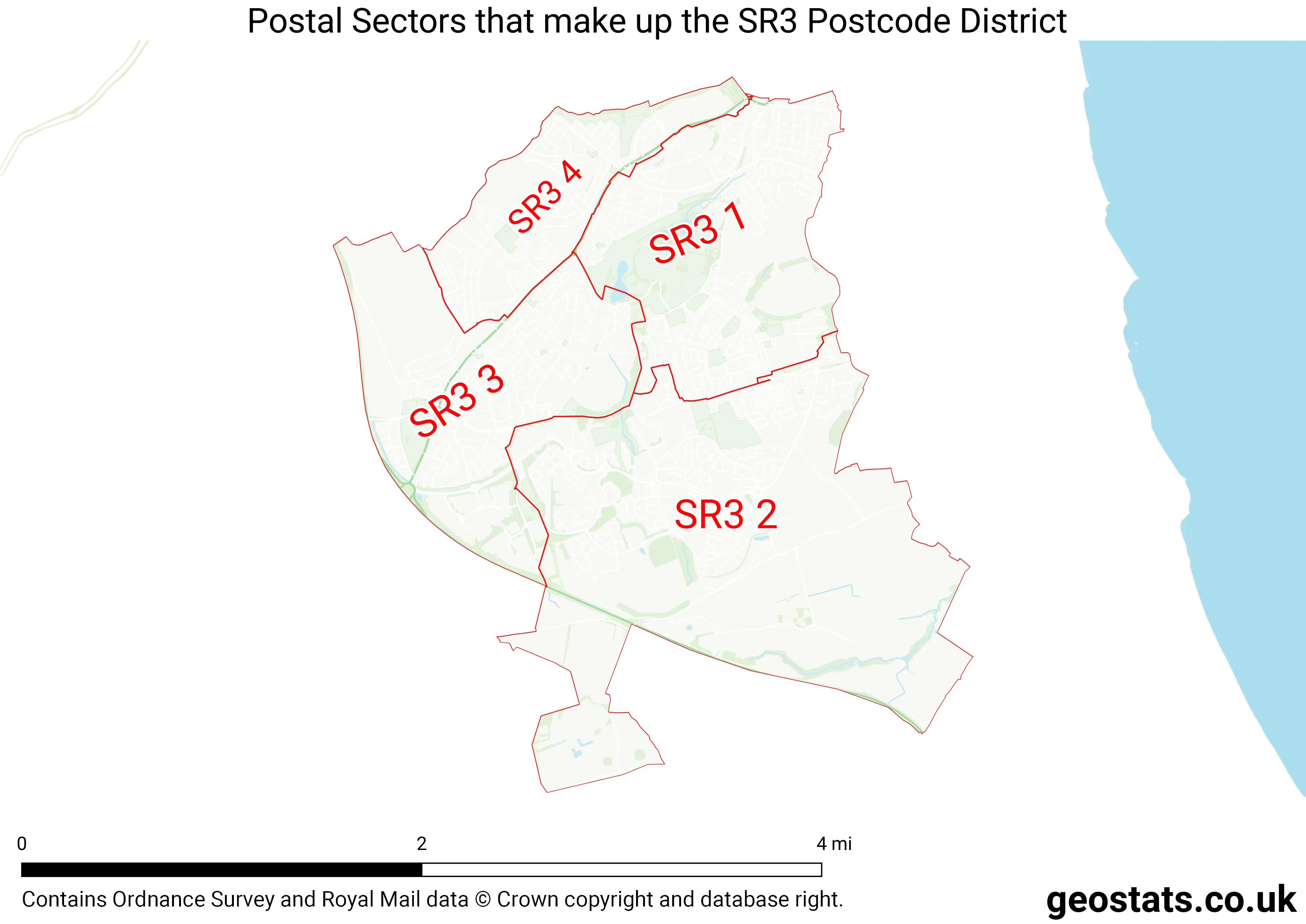 Map of the SR3  District