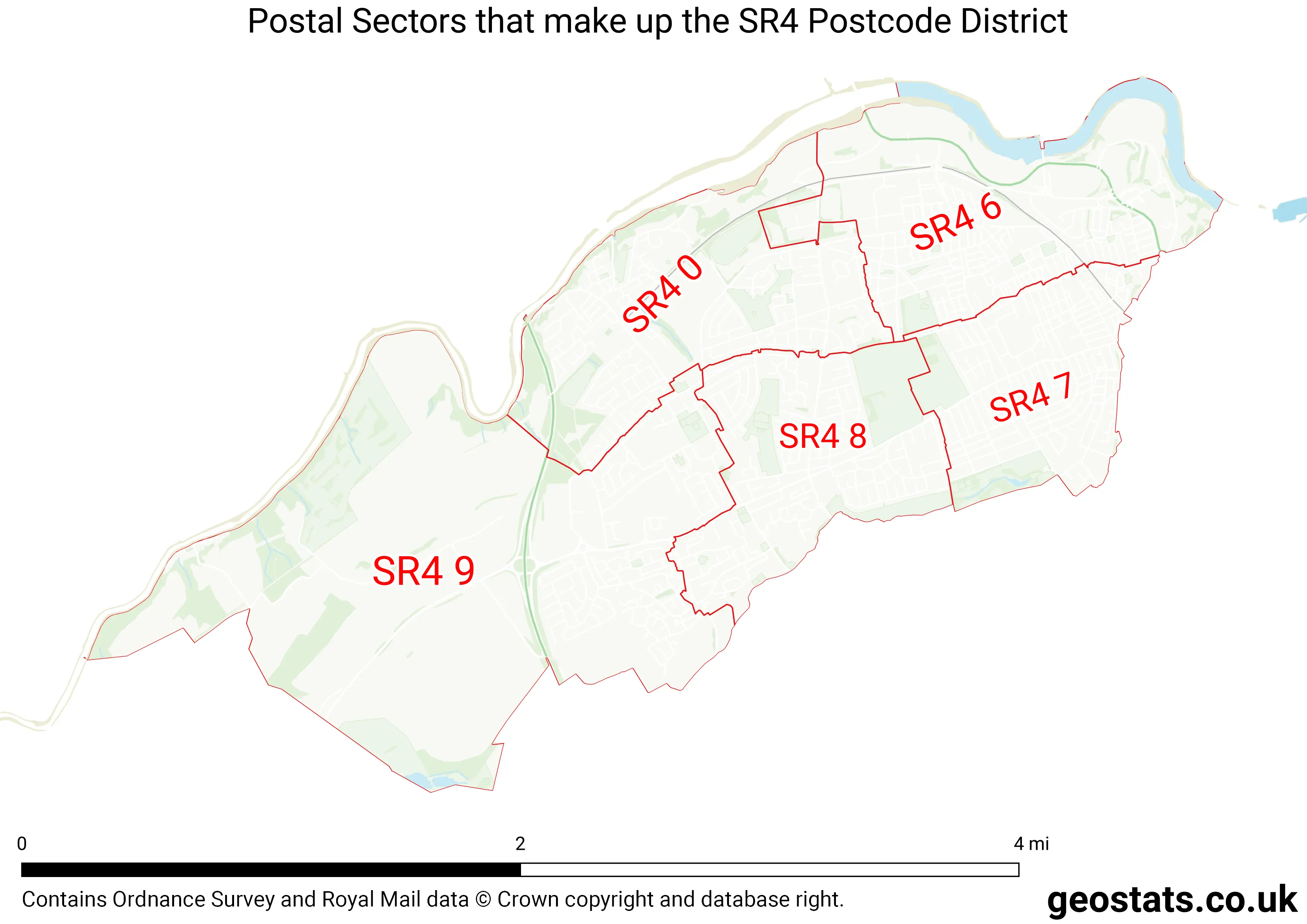 Map of the SR4  District