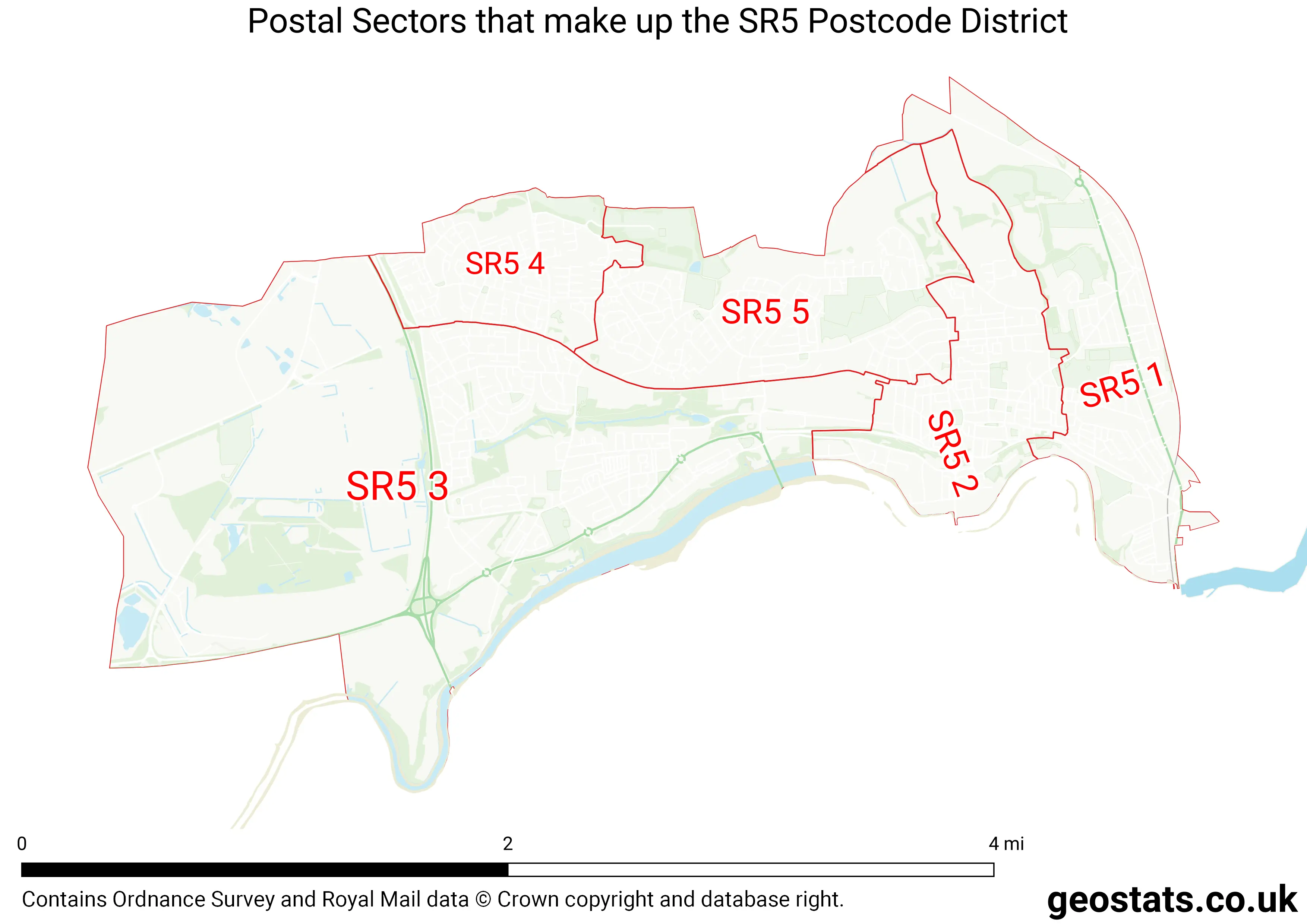 Map of the SR5  District