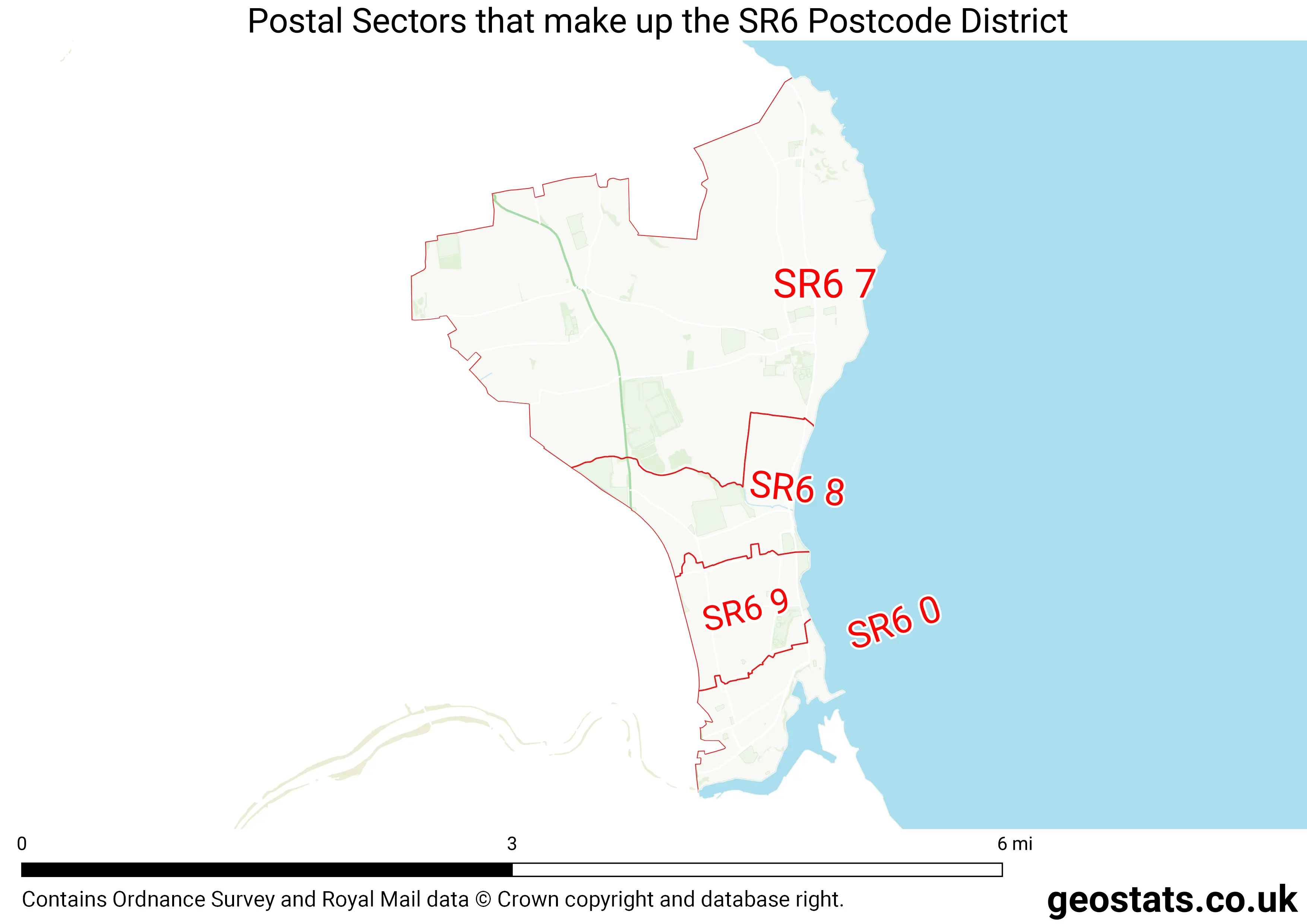 Map of the SR6  District