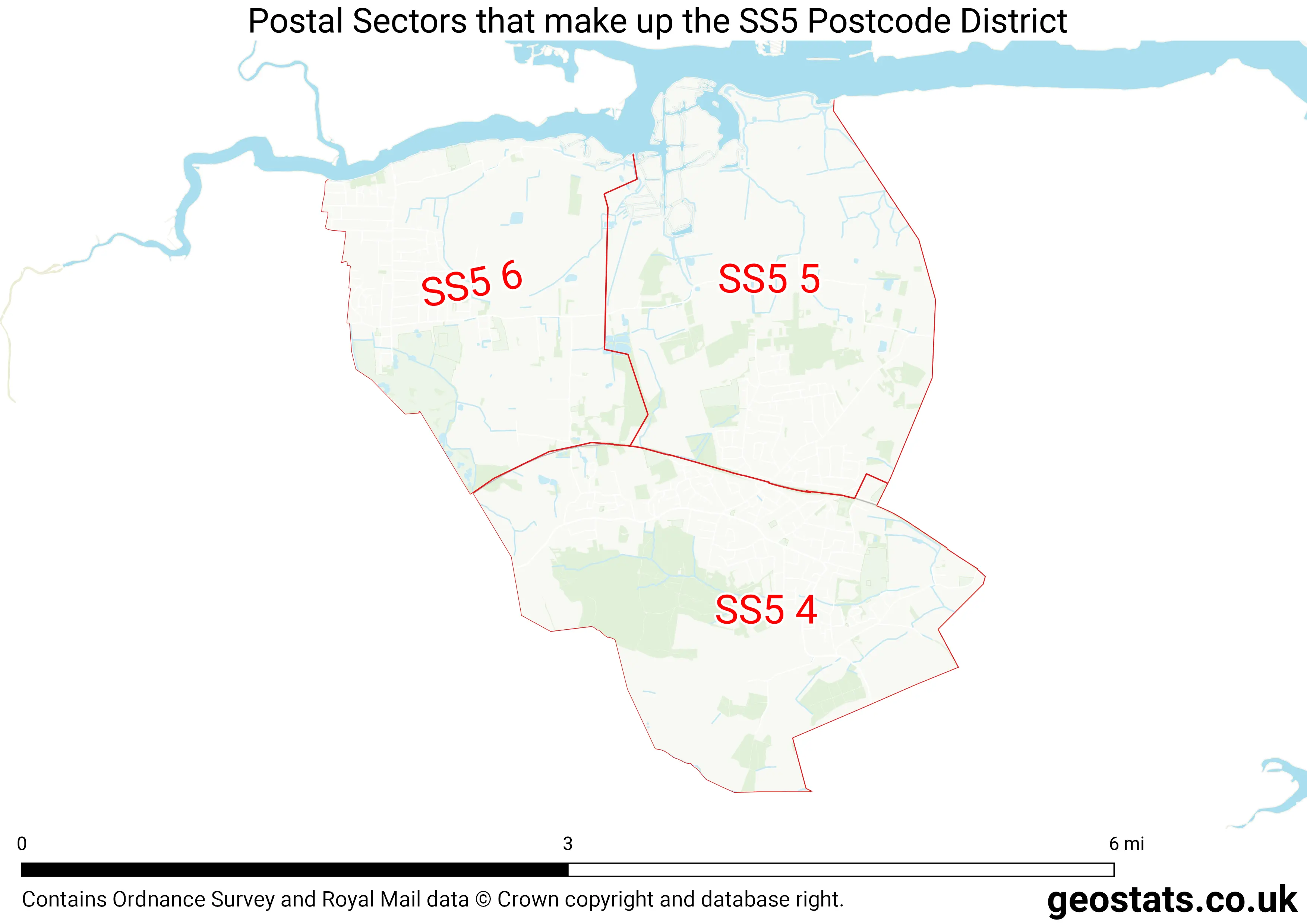 Map of the SS5  District