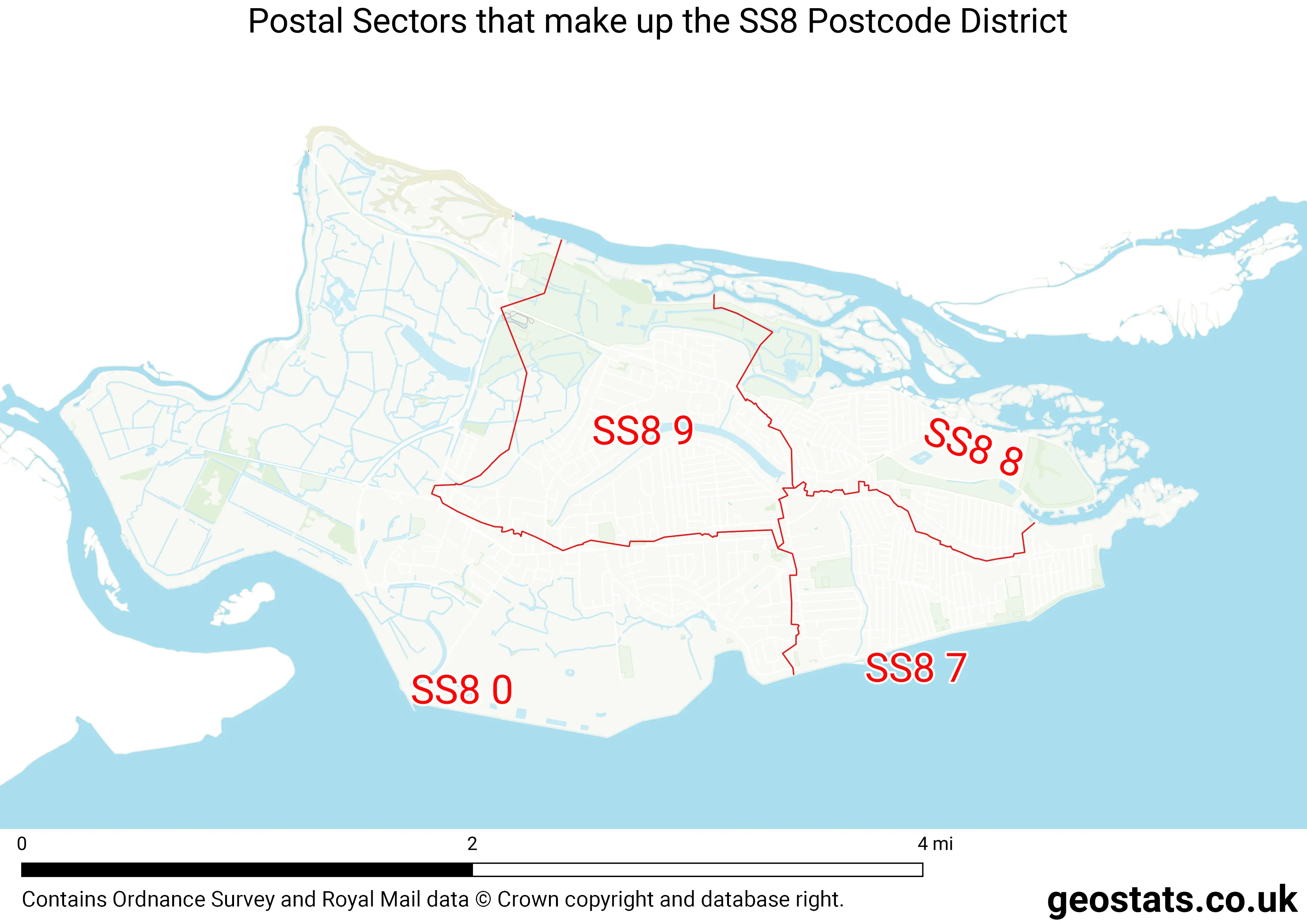Map of the SS8  District