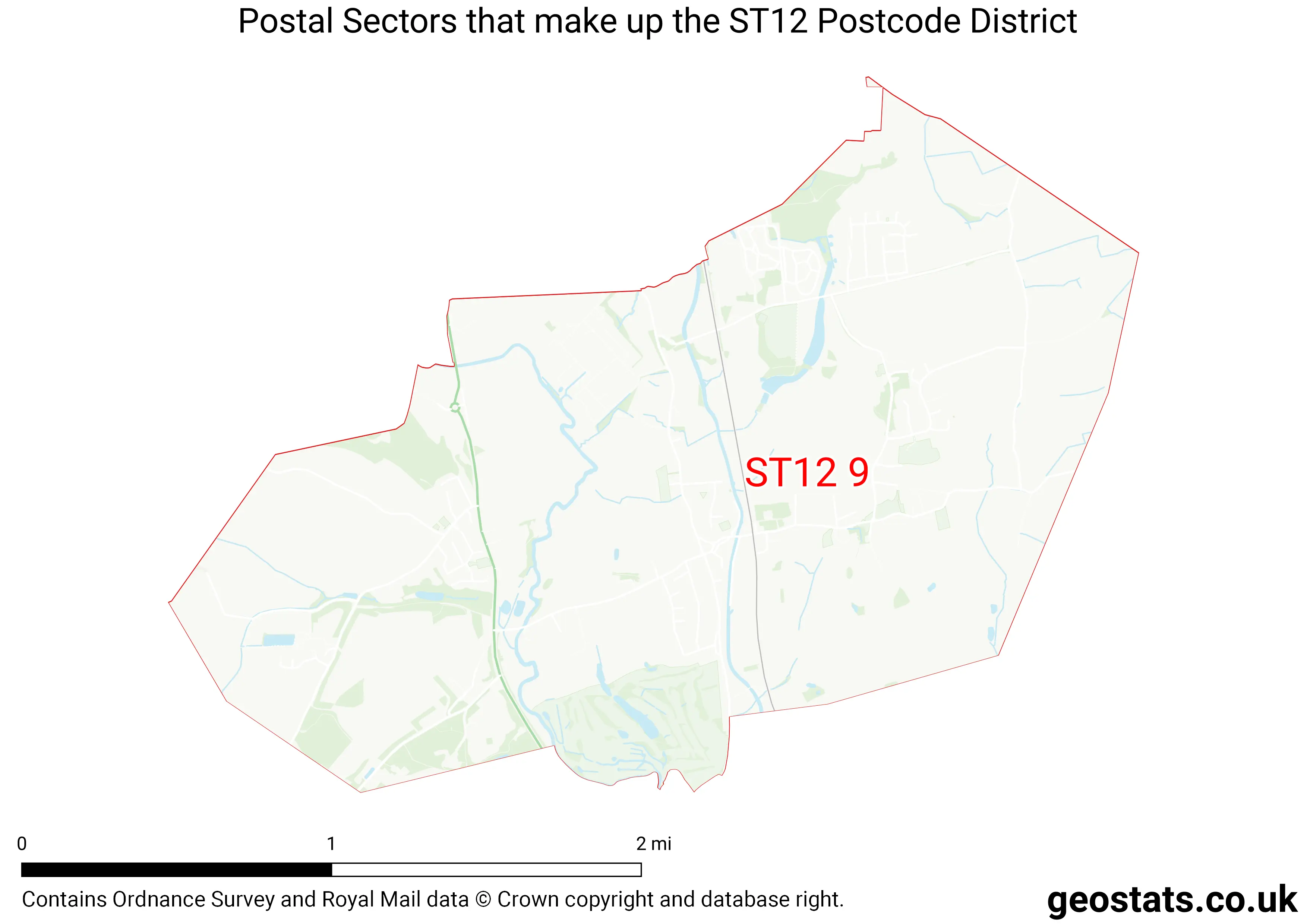 Map of the ST12  District