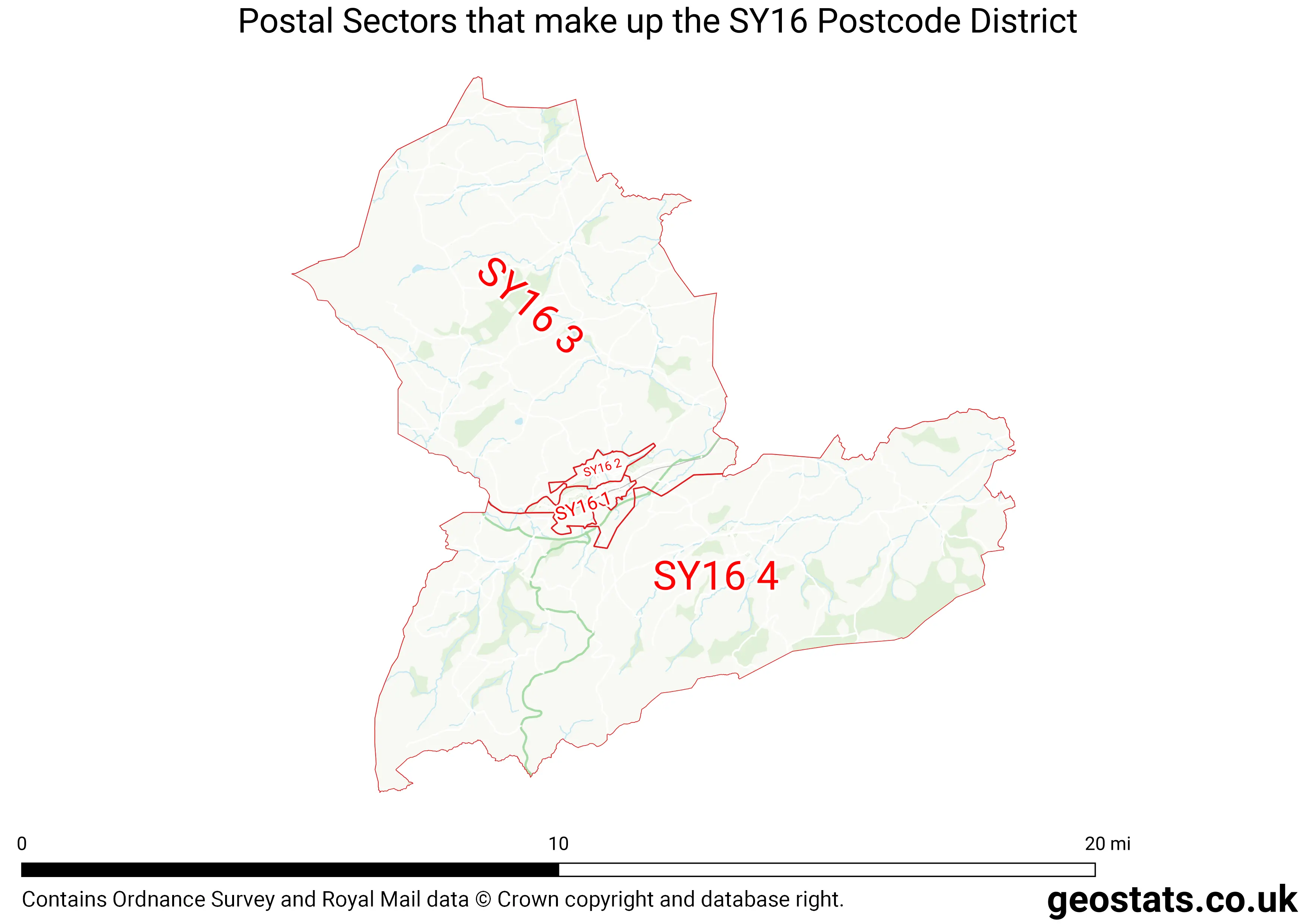 Map of the SY16  District