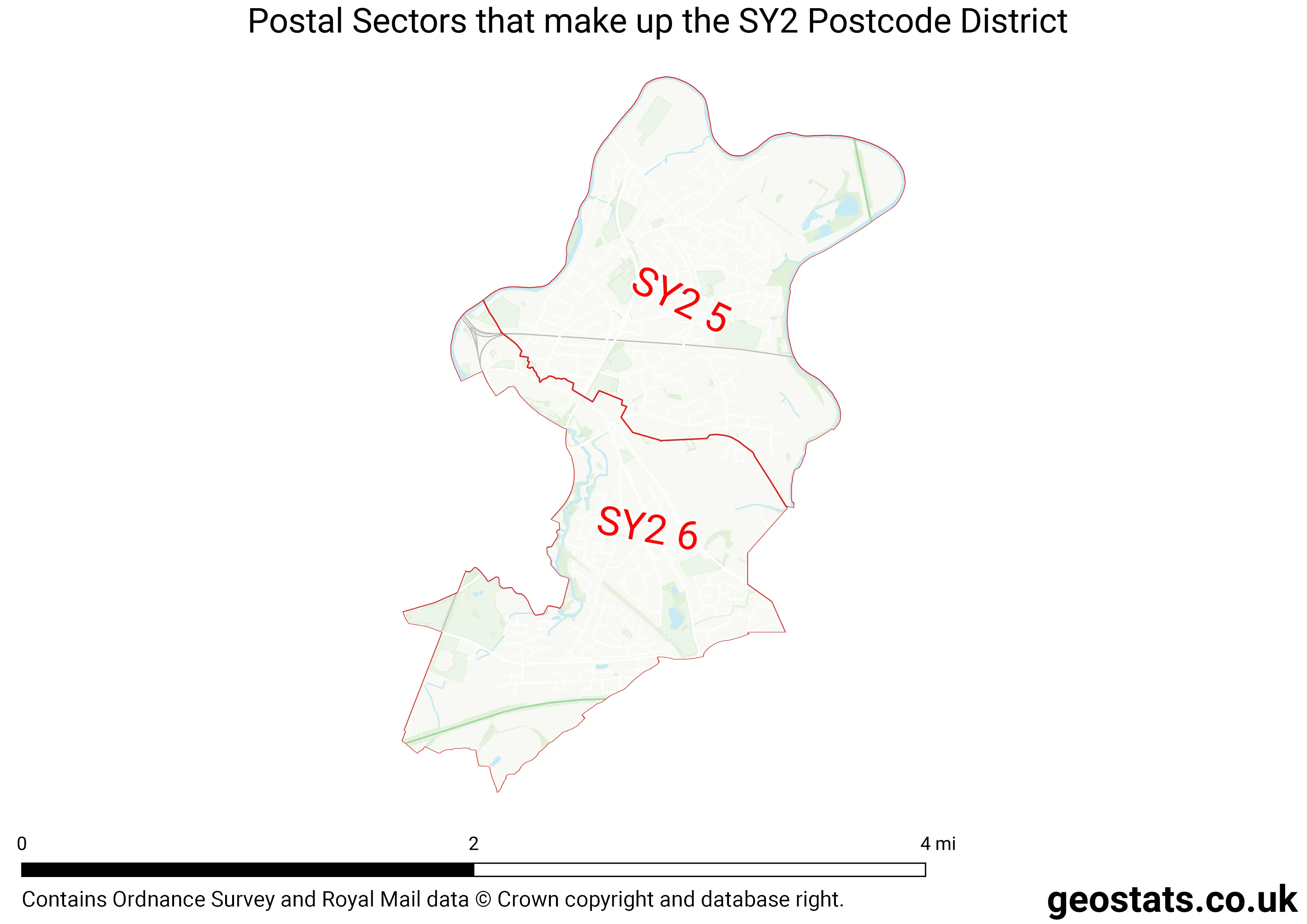 Map of the SY2  District