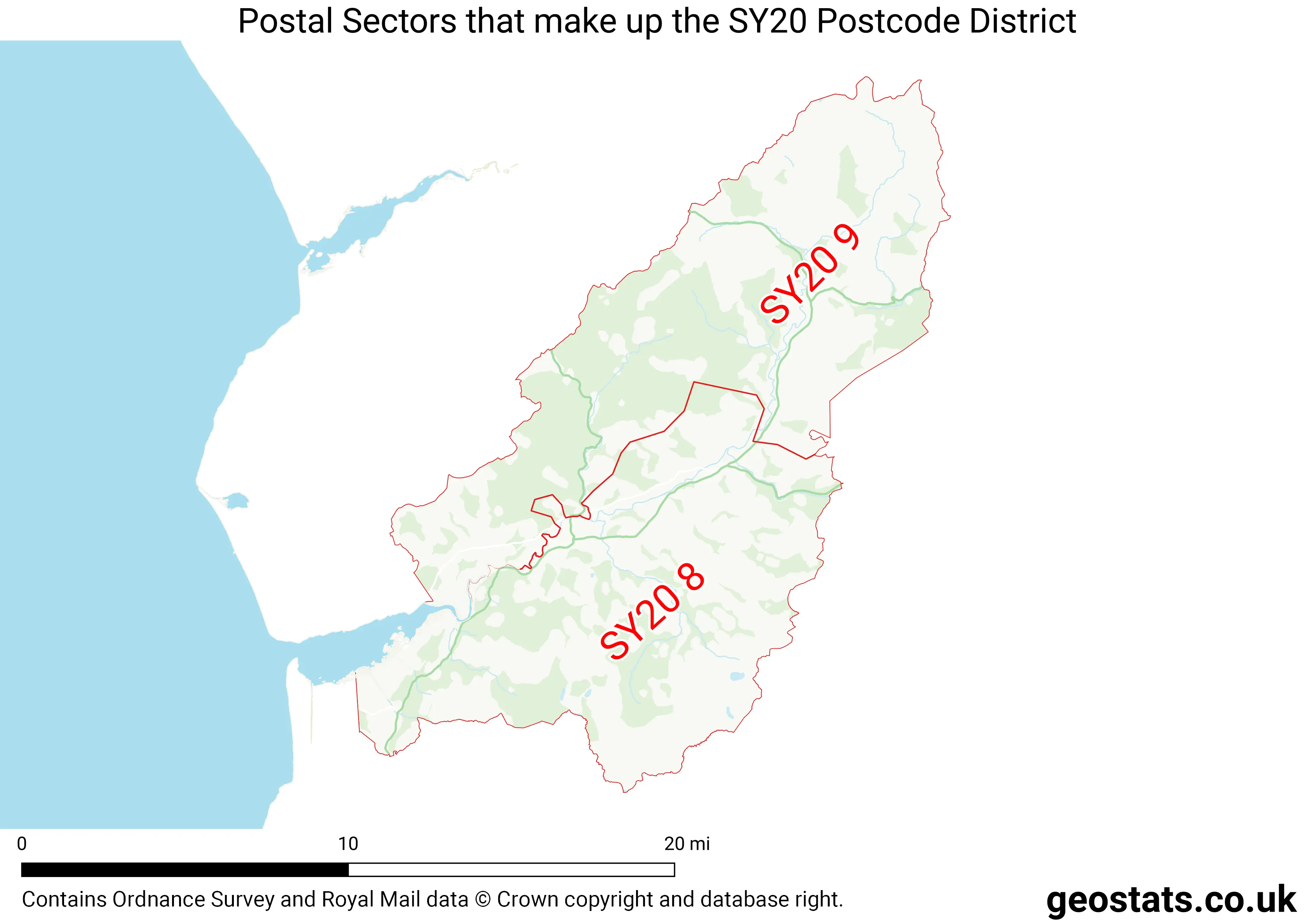 Map of the SY20  District