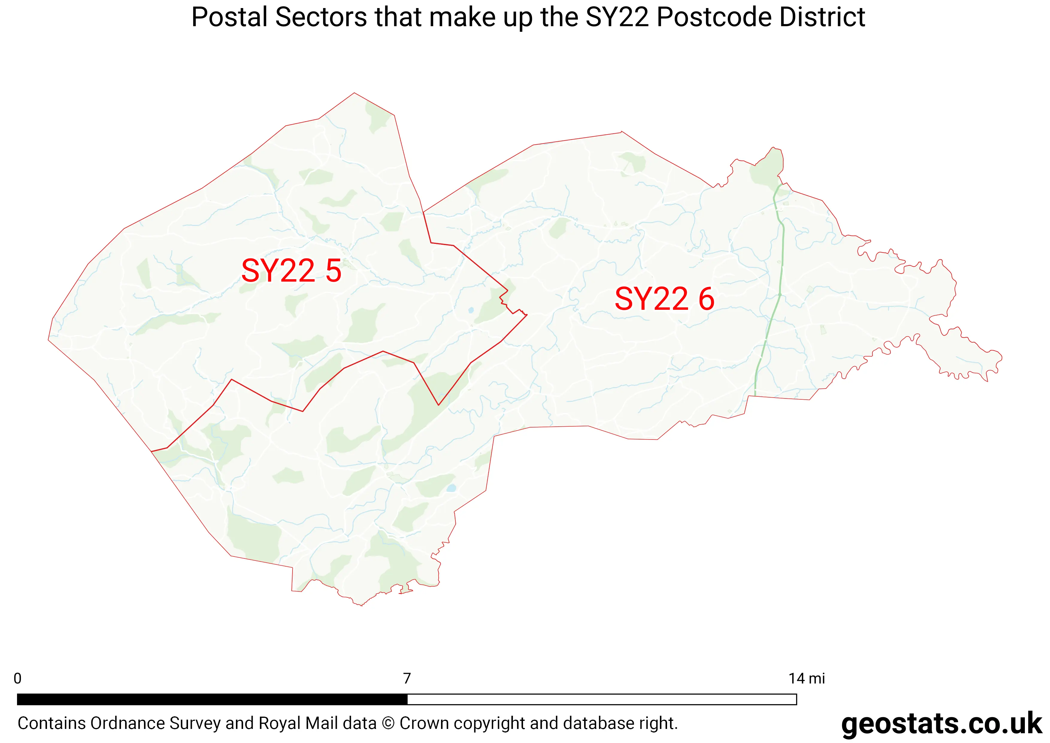 Map of the SY22  District