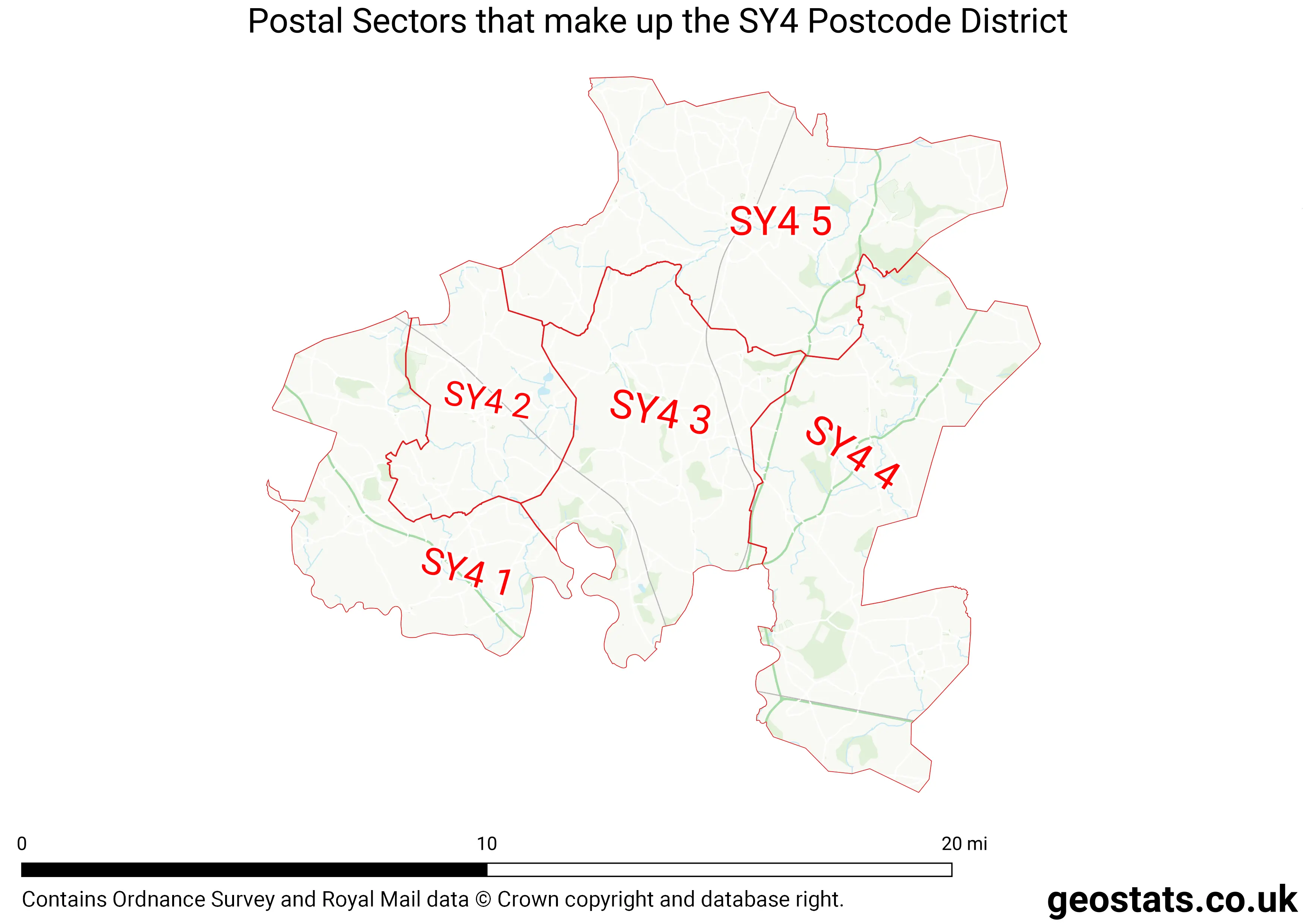 Map of the SY4  District