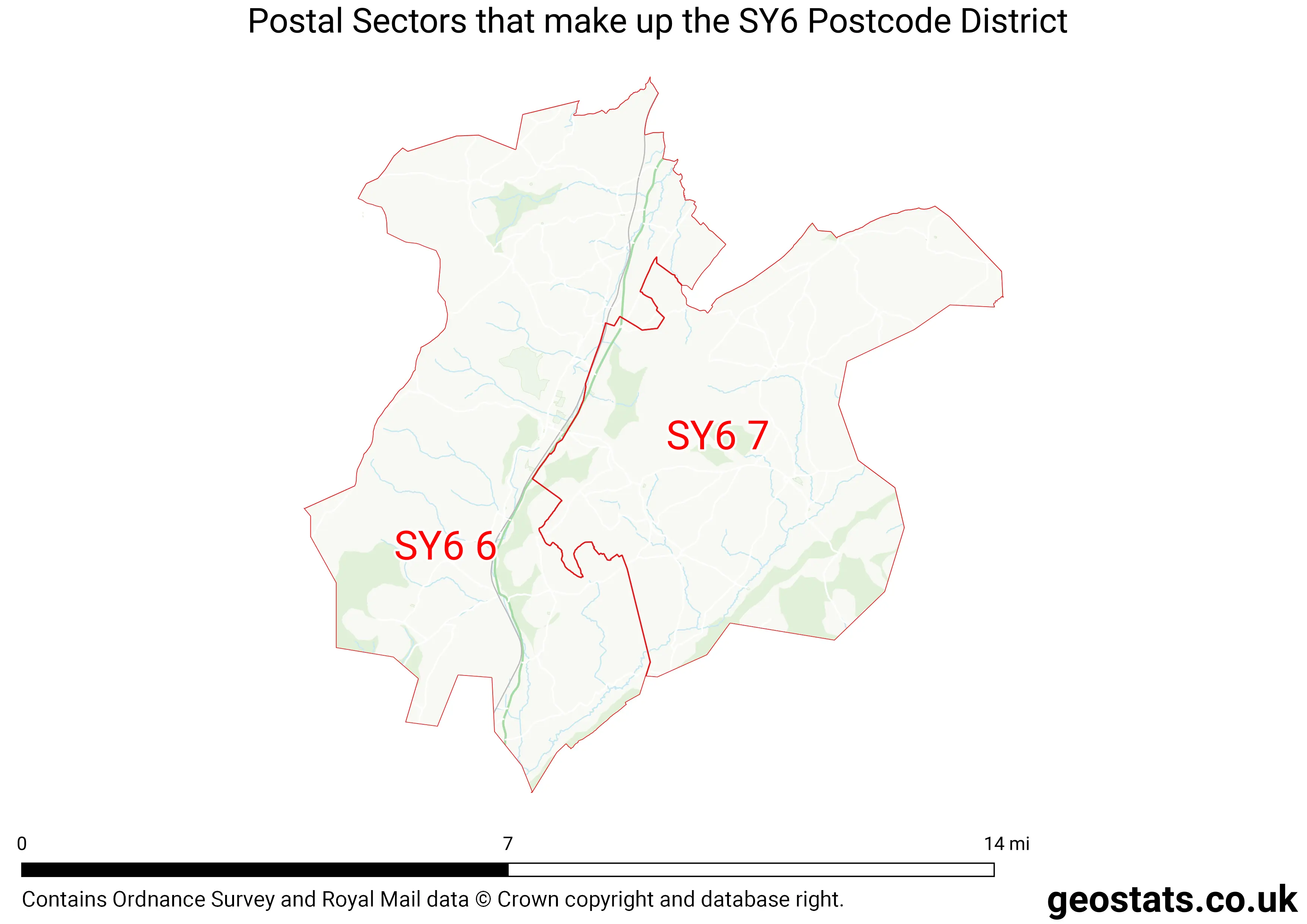 Map of the SY6  District