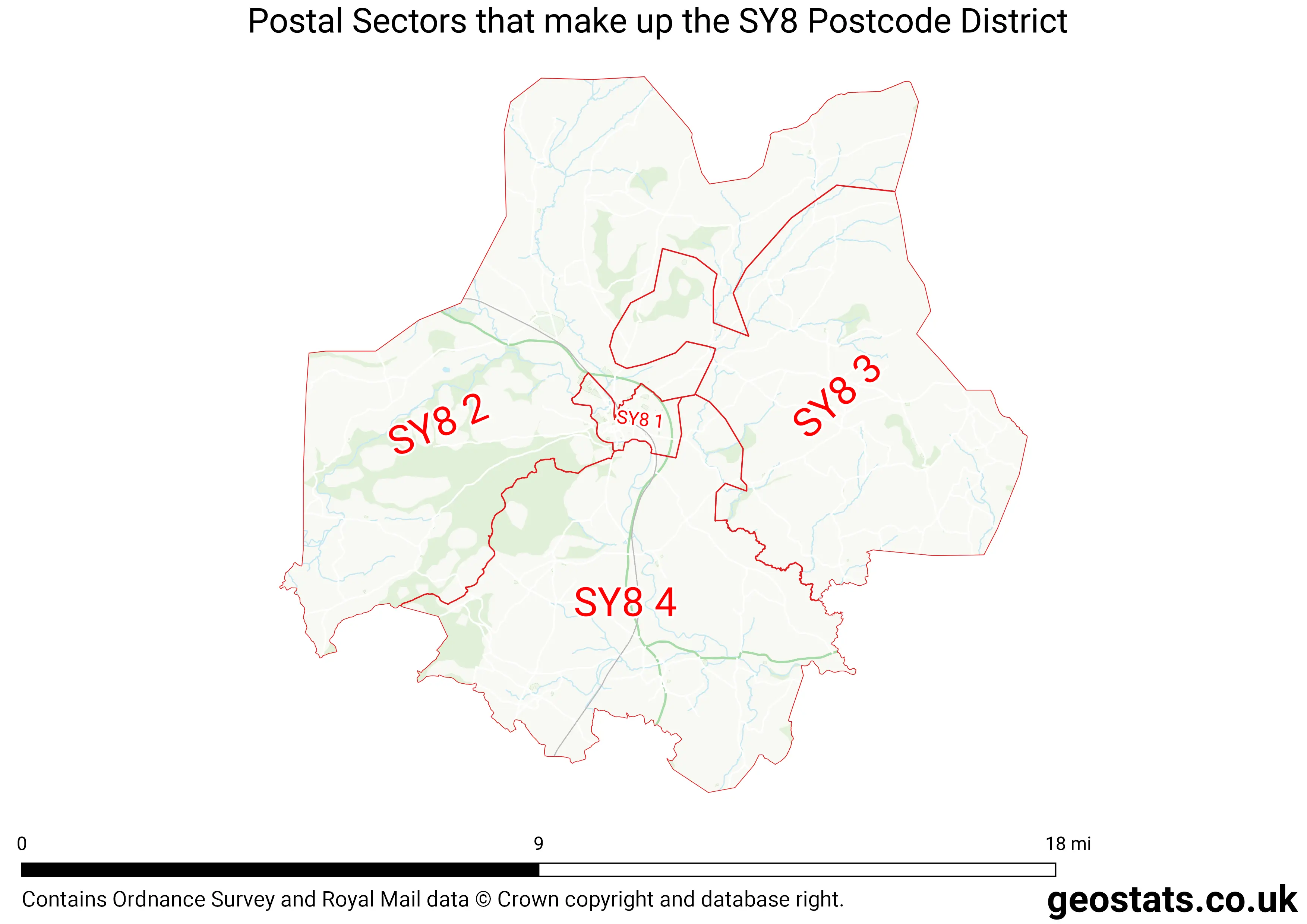 Map of the SY8  District