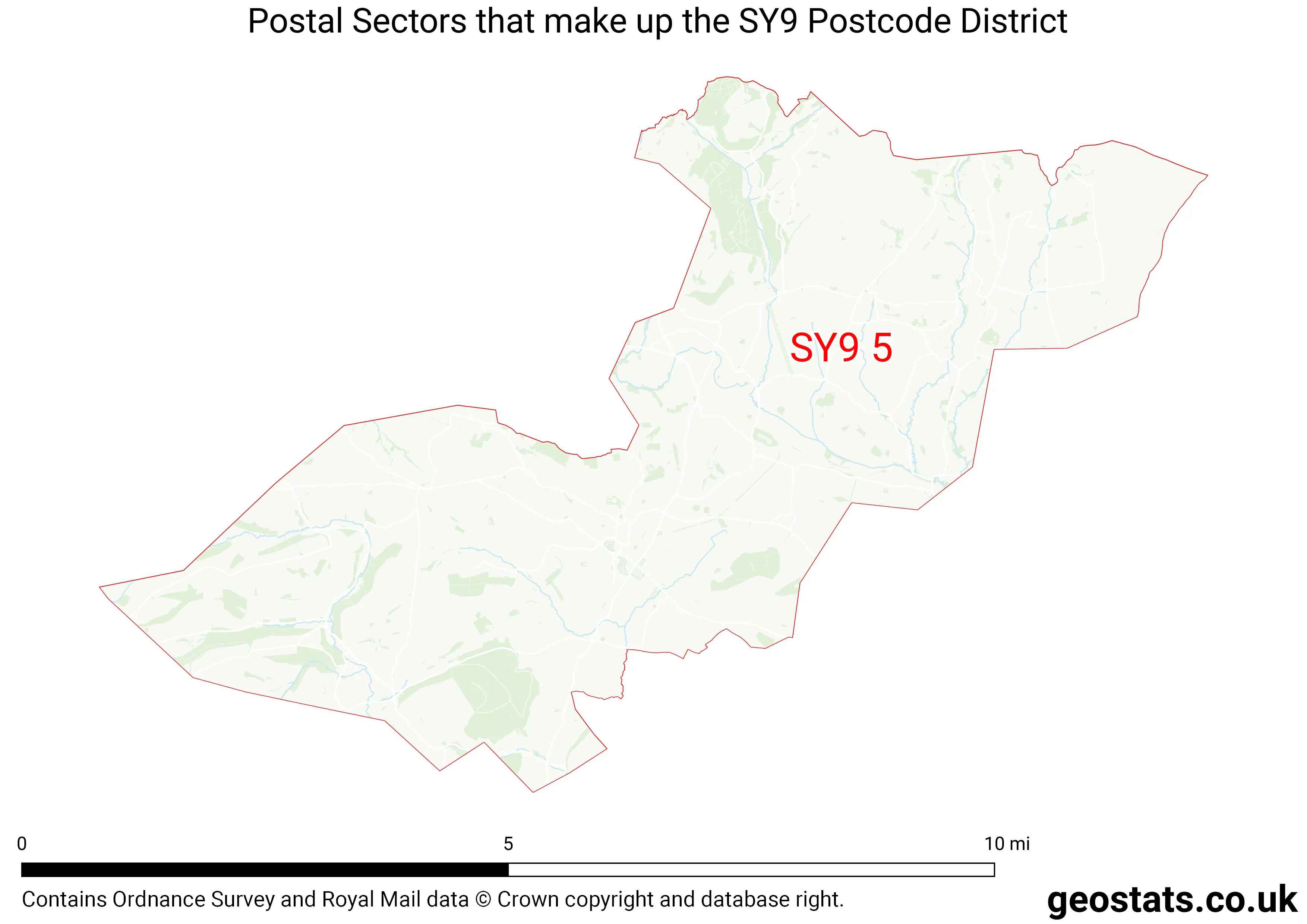 Map of the SY9  District