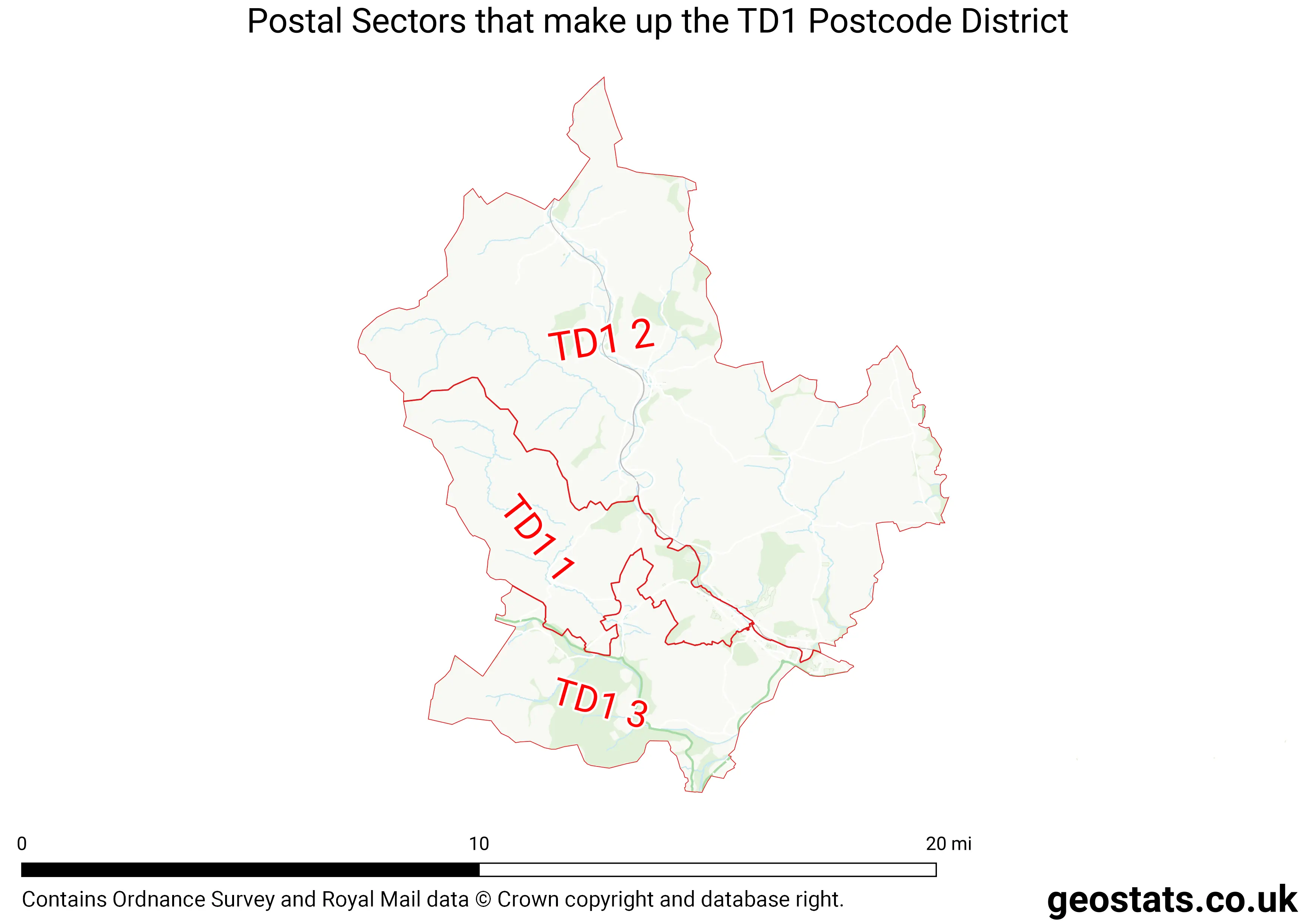 Map of the TD1  District