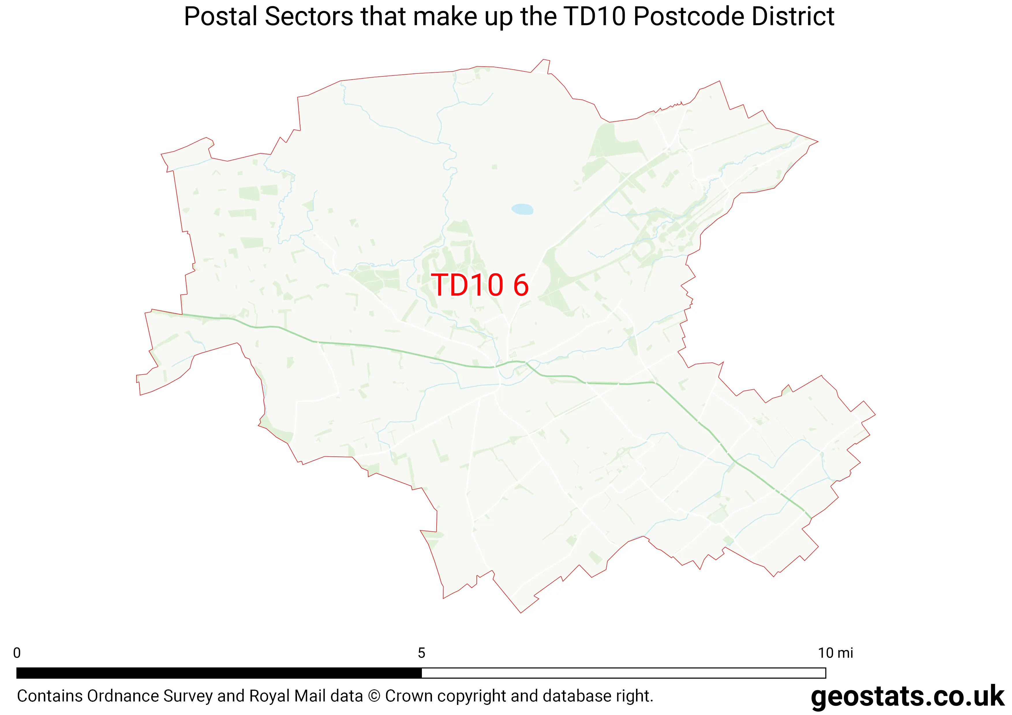 Map of the TD10  District