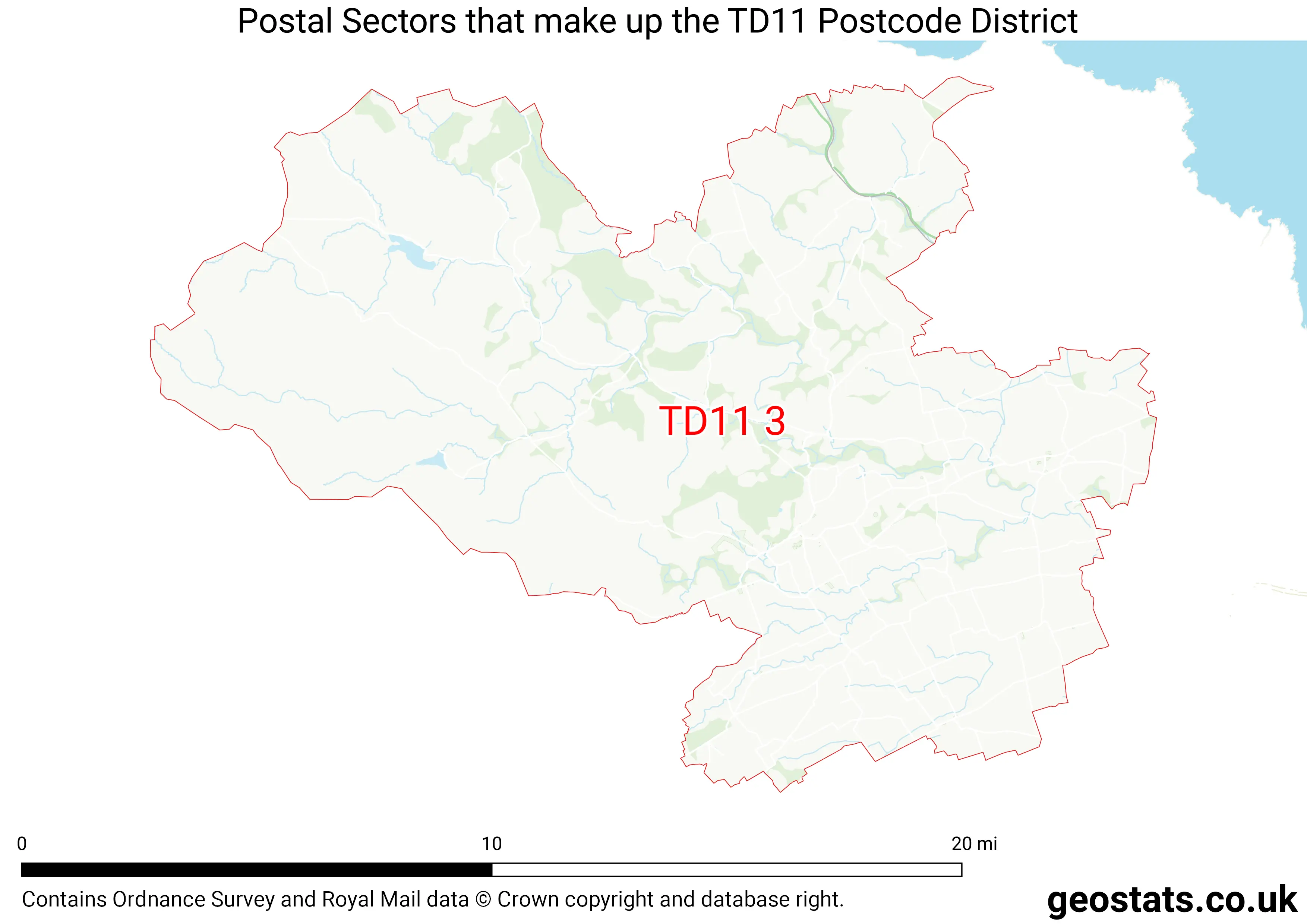 Map of the TD11  District
