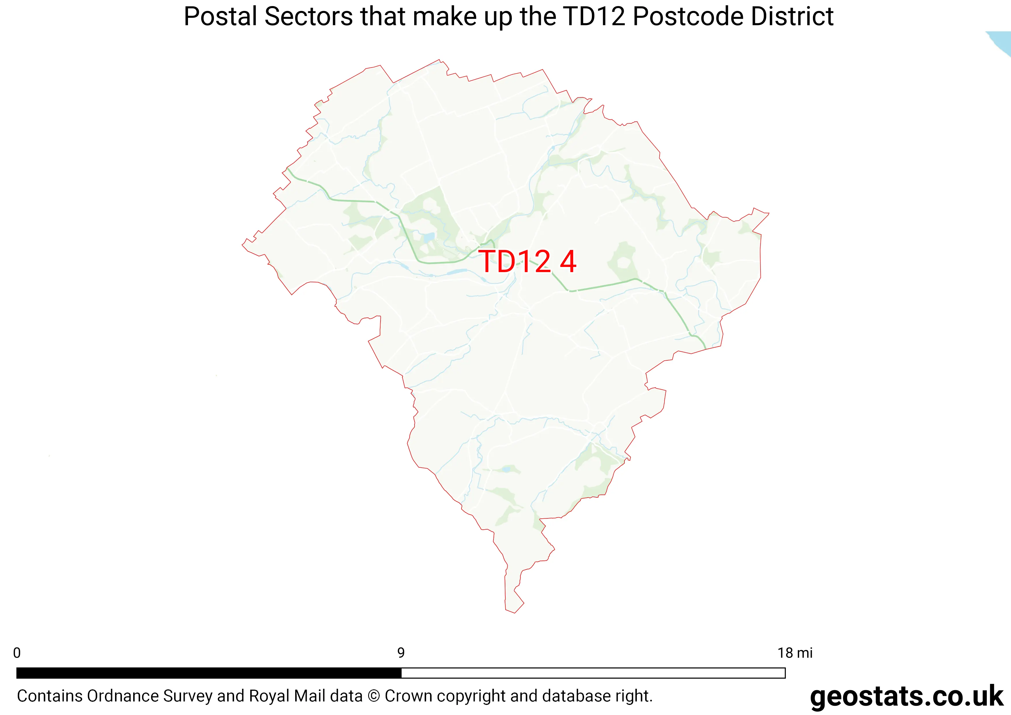 Map of the TD12  District