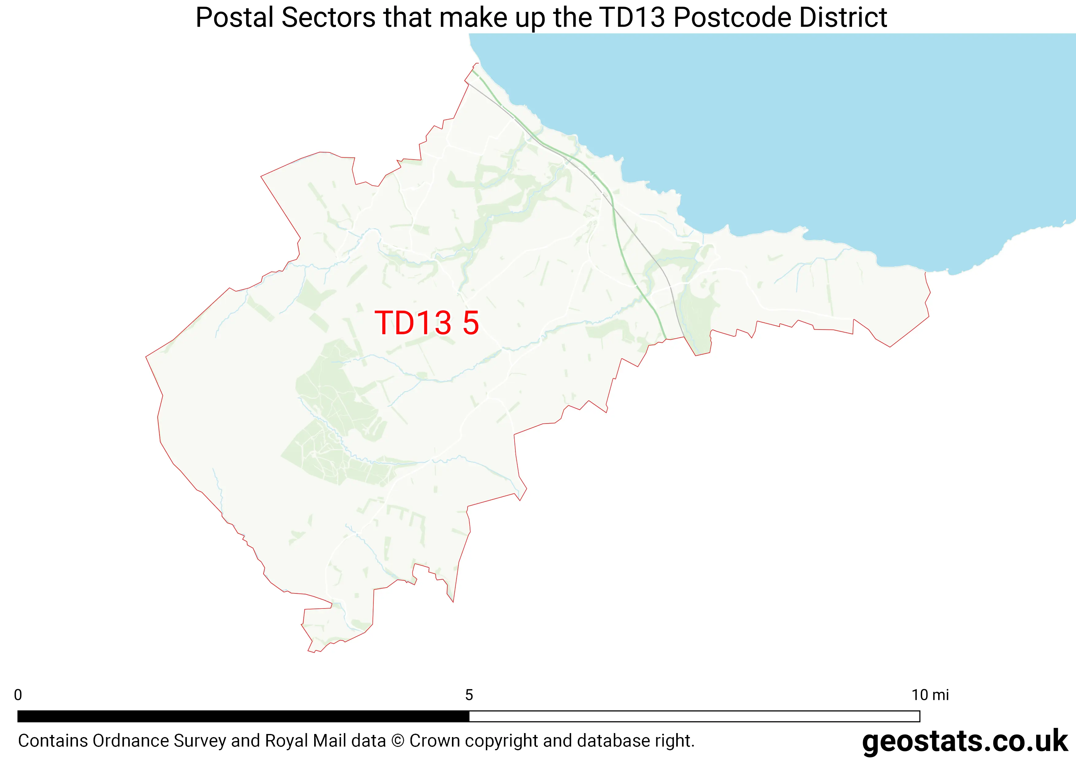 Map of the TD13  District