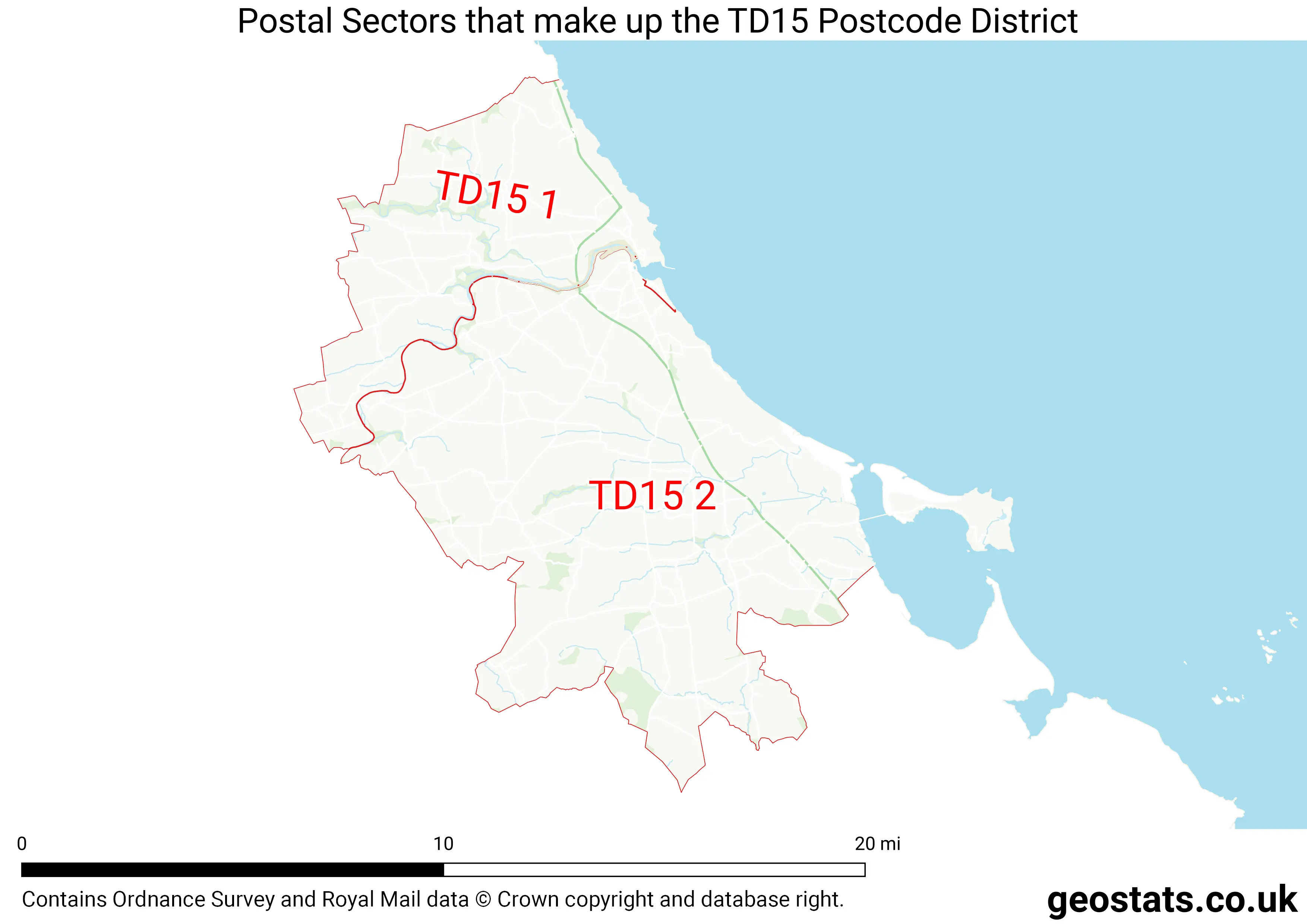 Map of the TD15  District