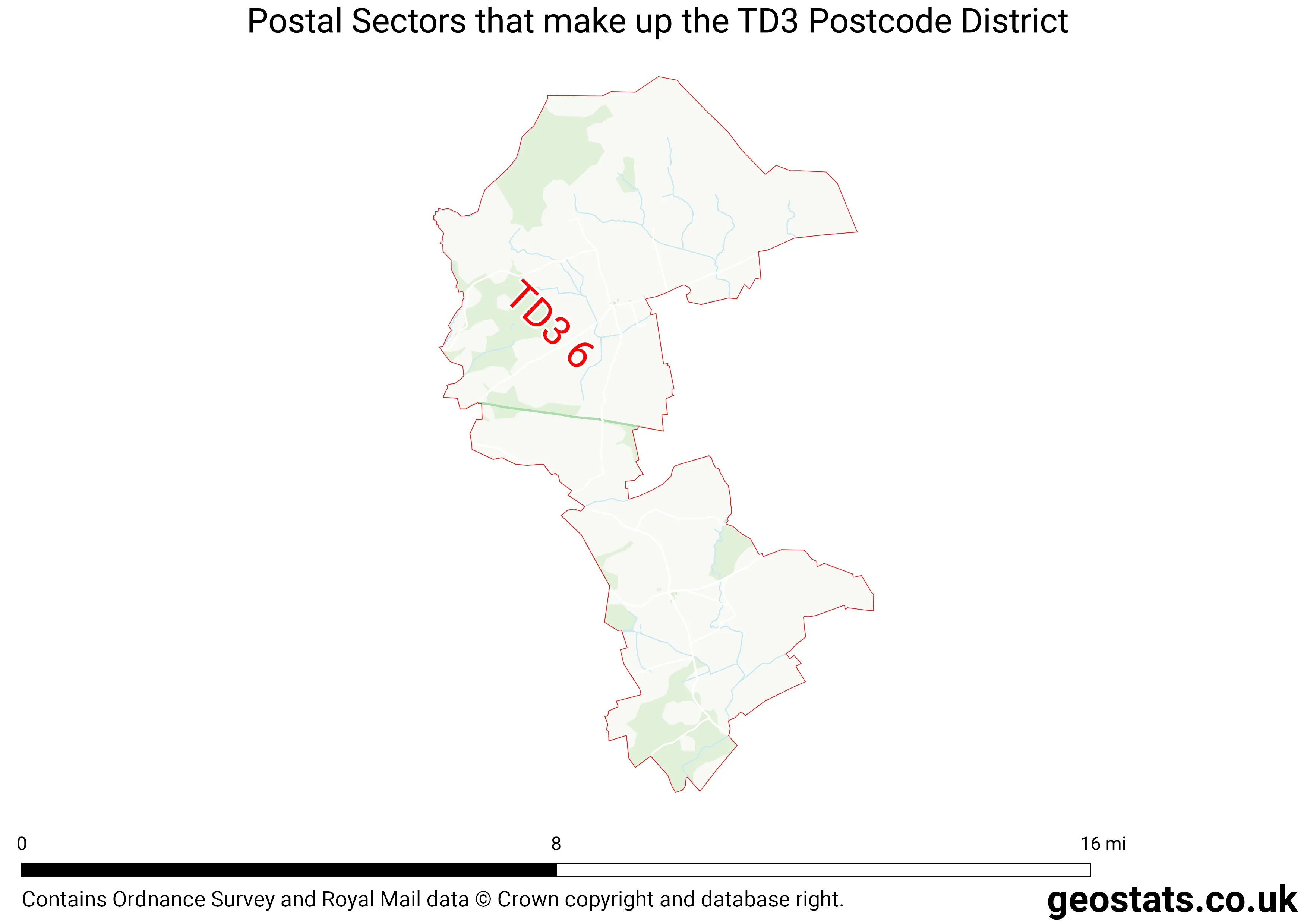 Map of the TD3  District