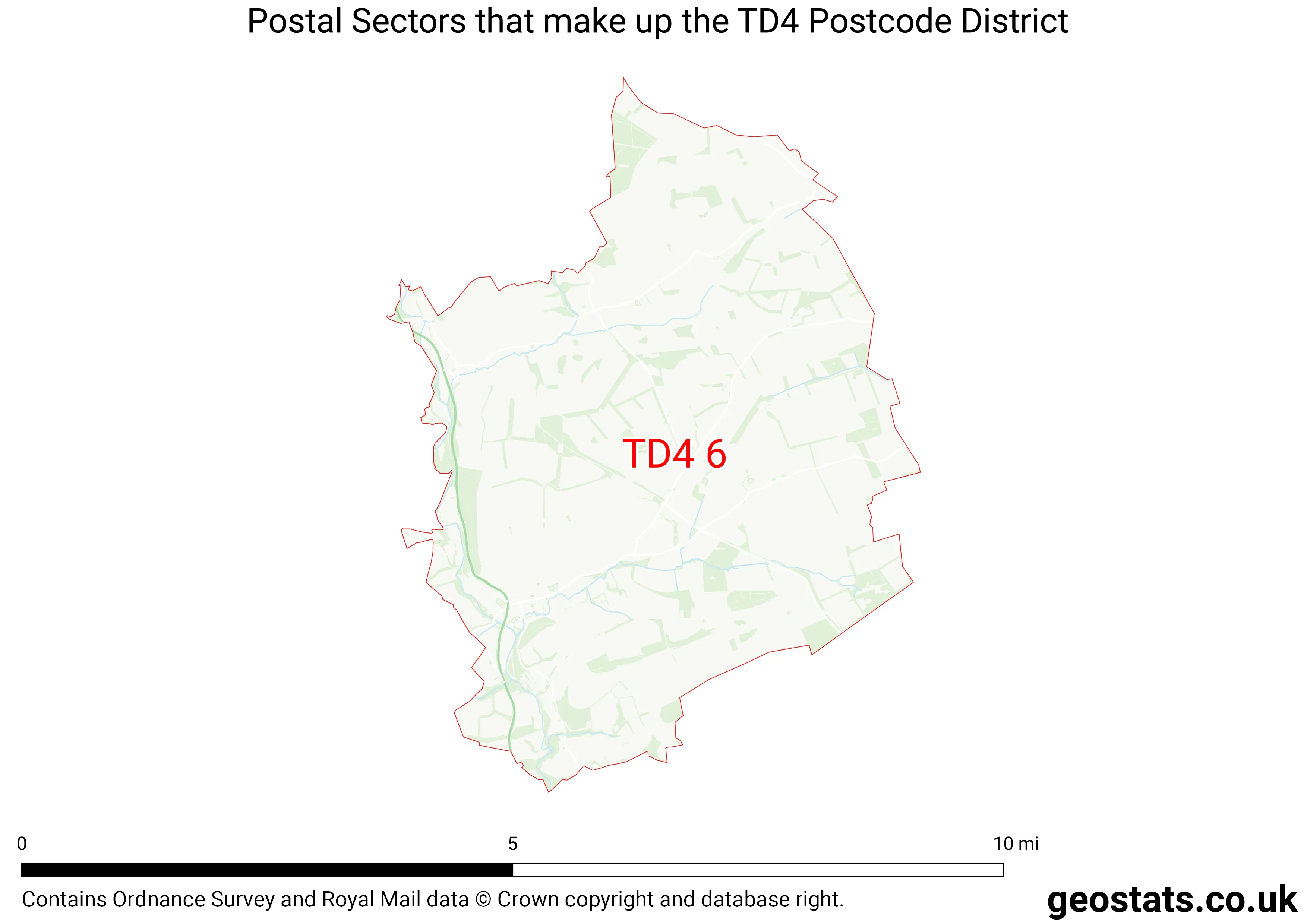 Map of the TD4  District