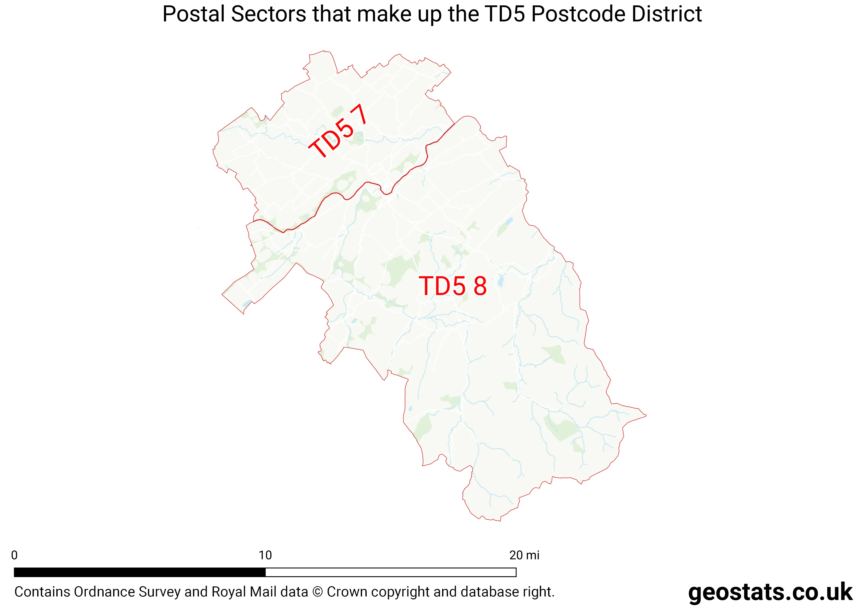 Map of the TD5  District