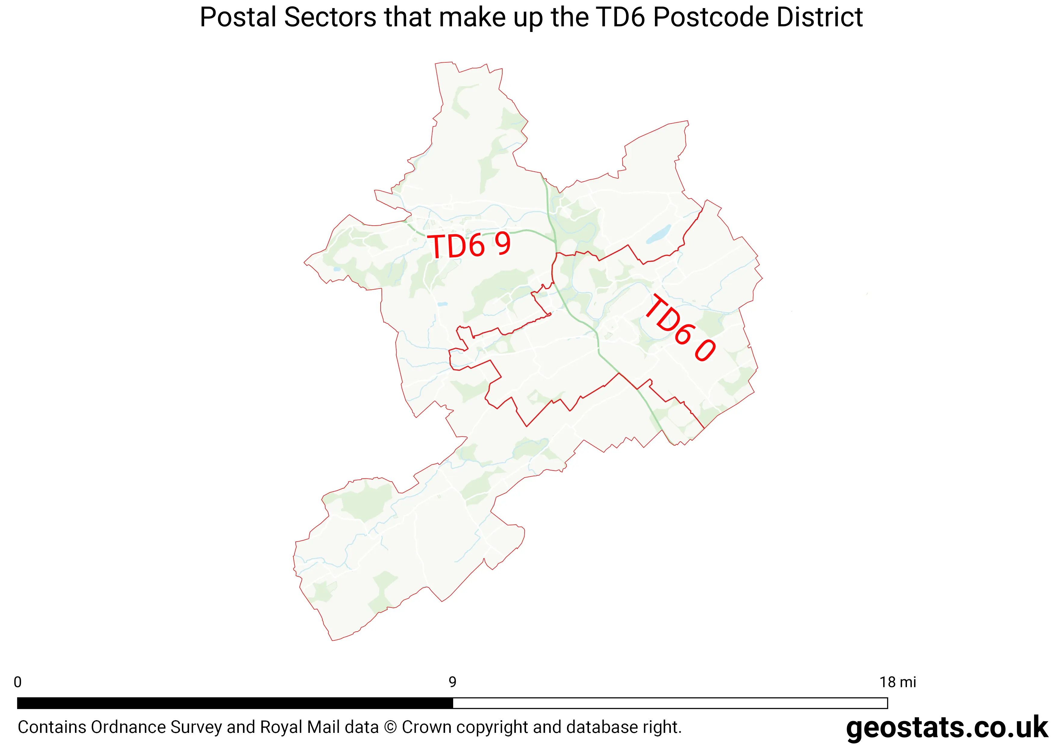 Map of the TD6  District