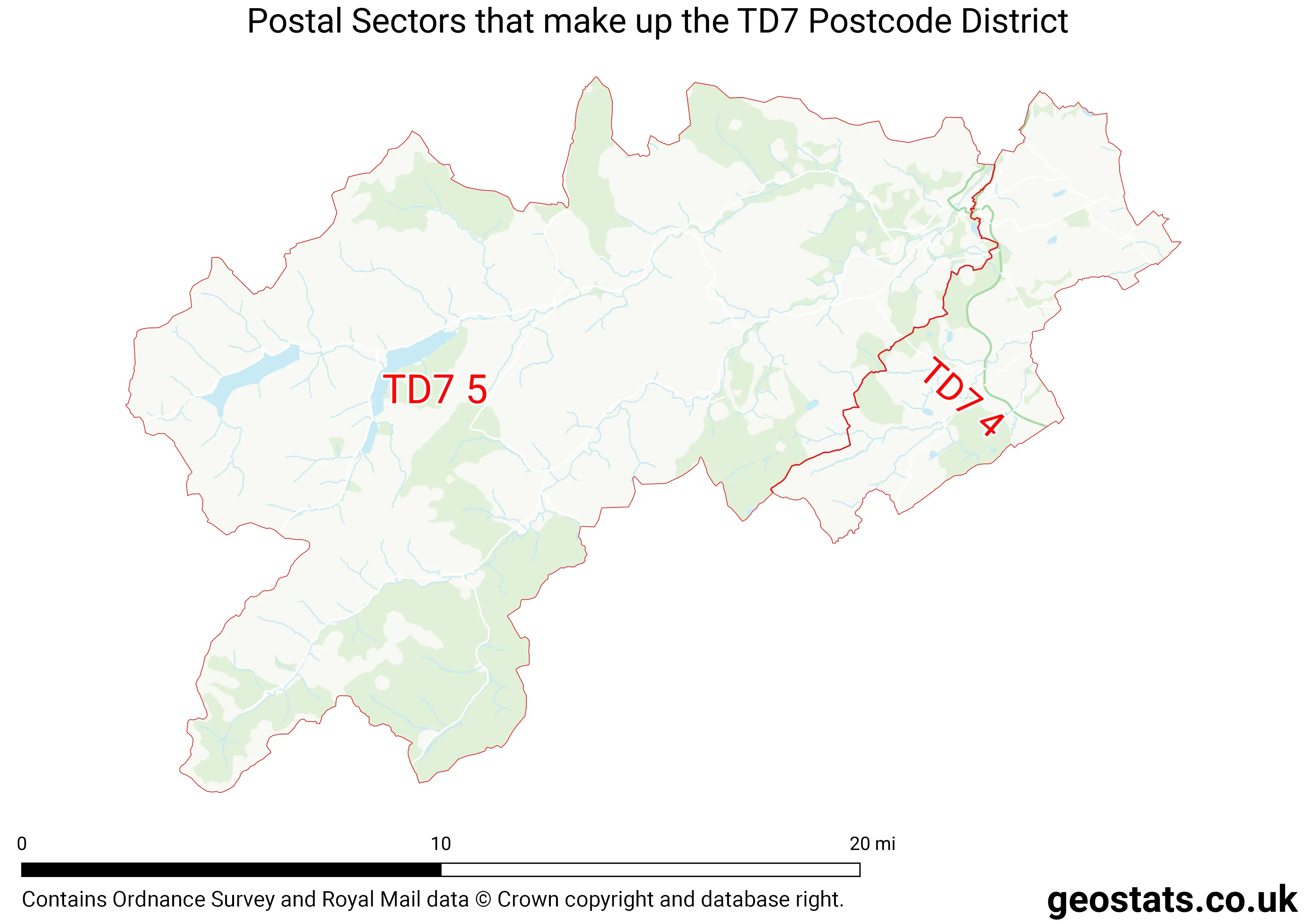 Map of the TD7  District