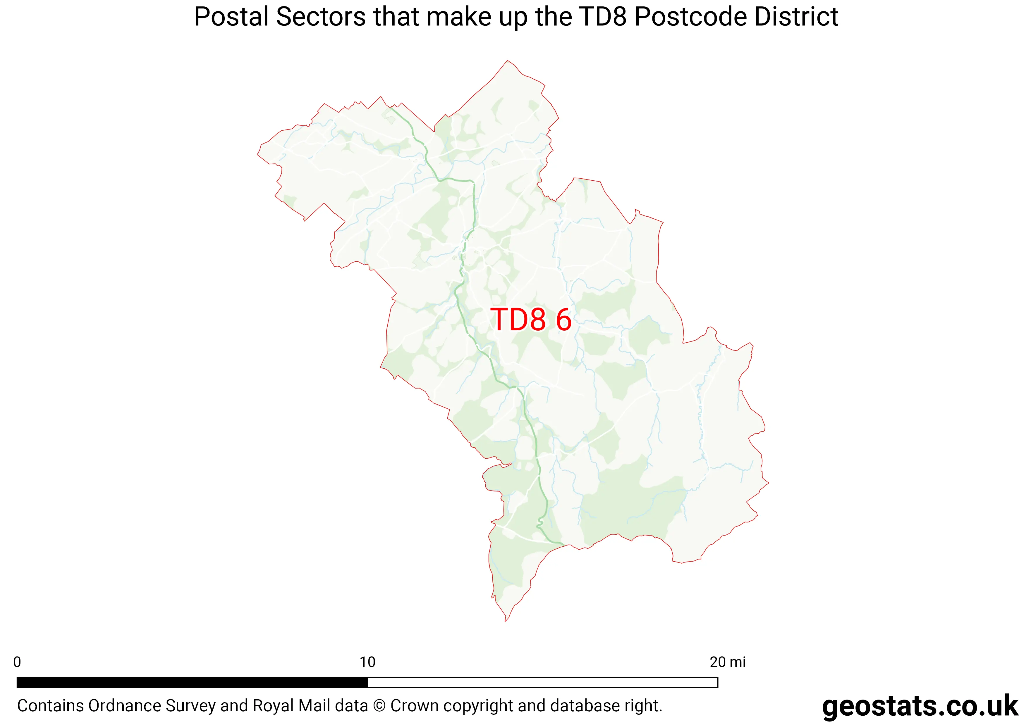 Map of the TD8  District