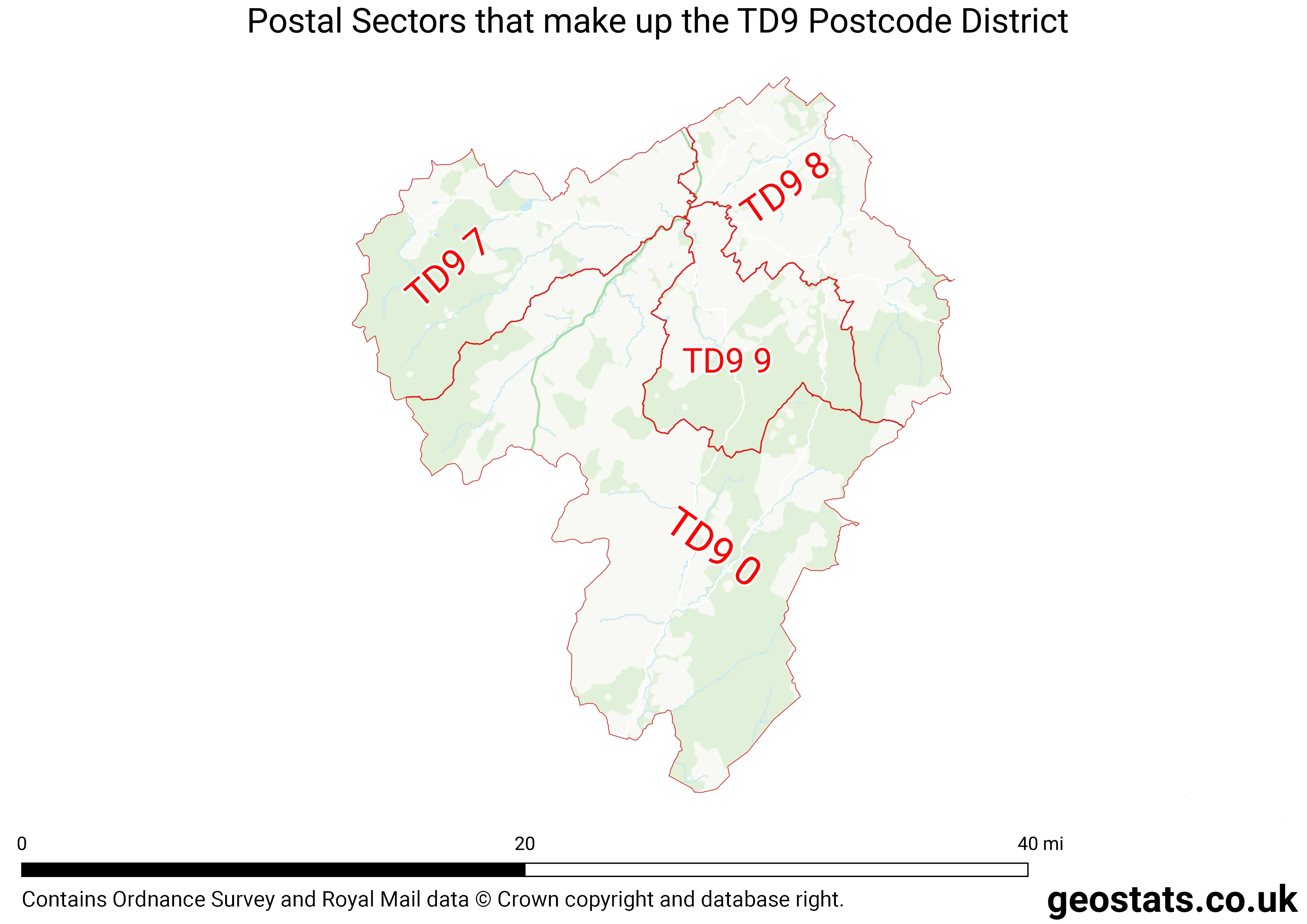 Map of the TD9  District
