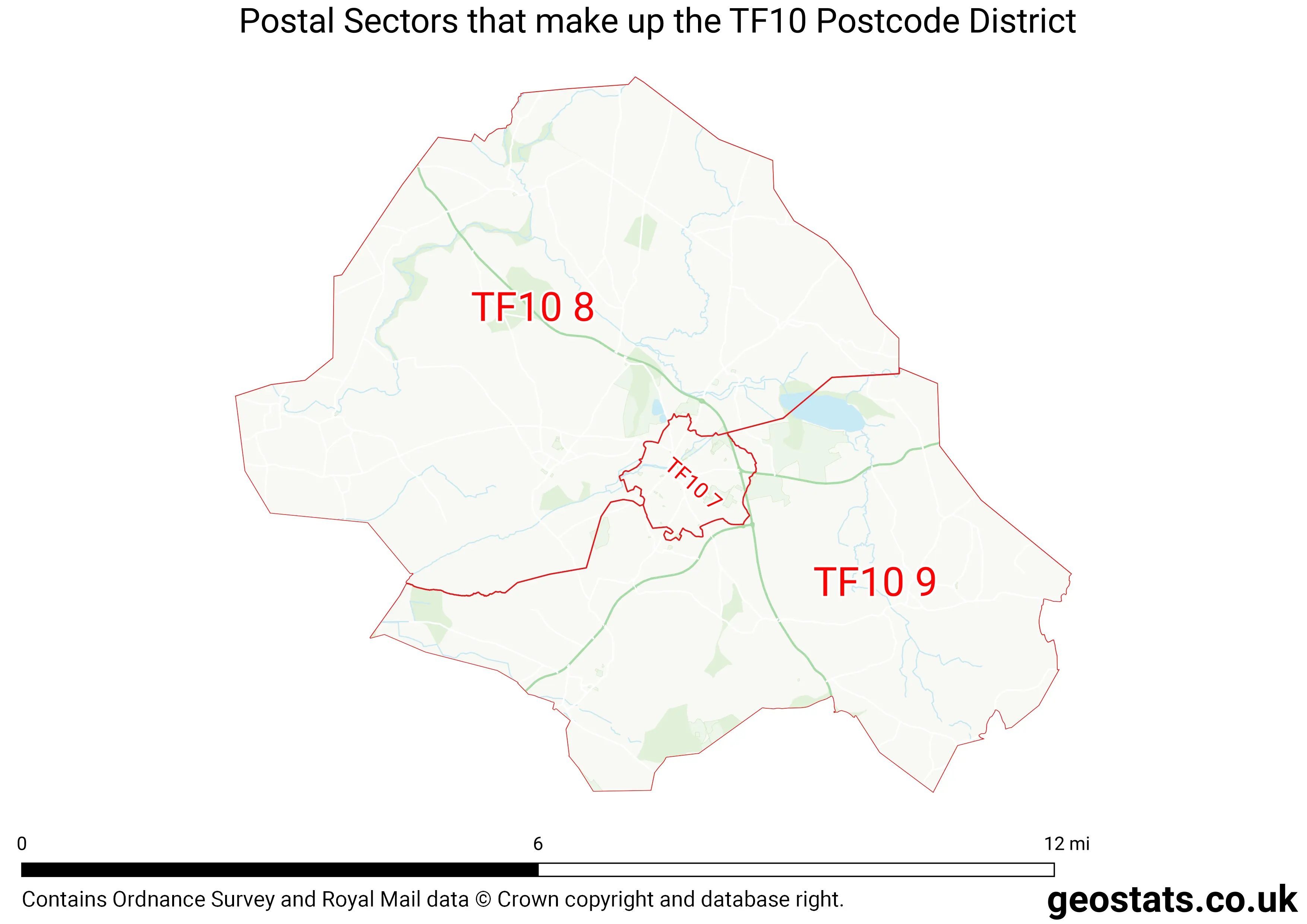 Map of the TF10  District