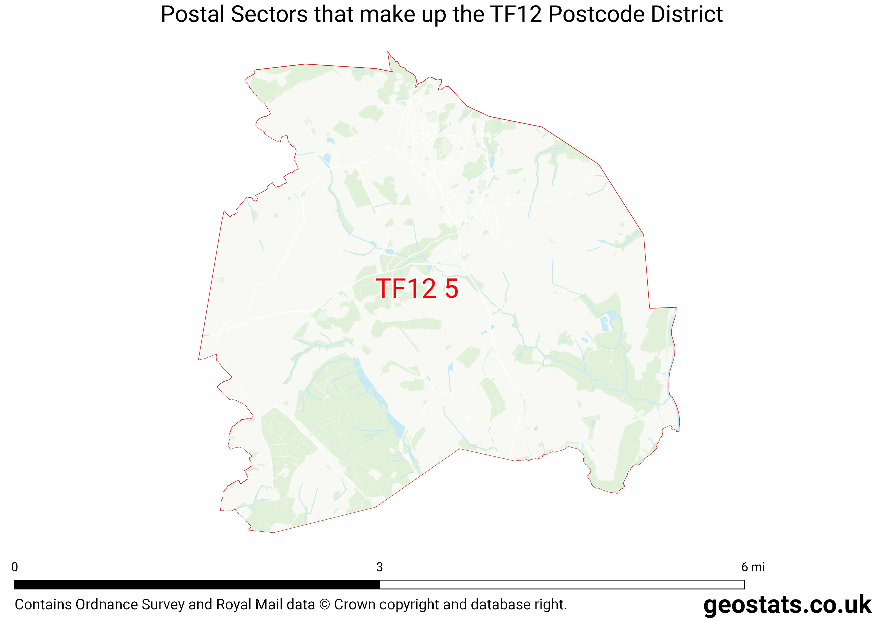 Map of the TF12  District