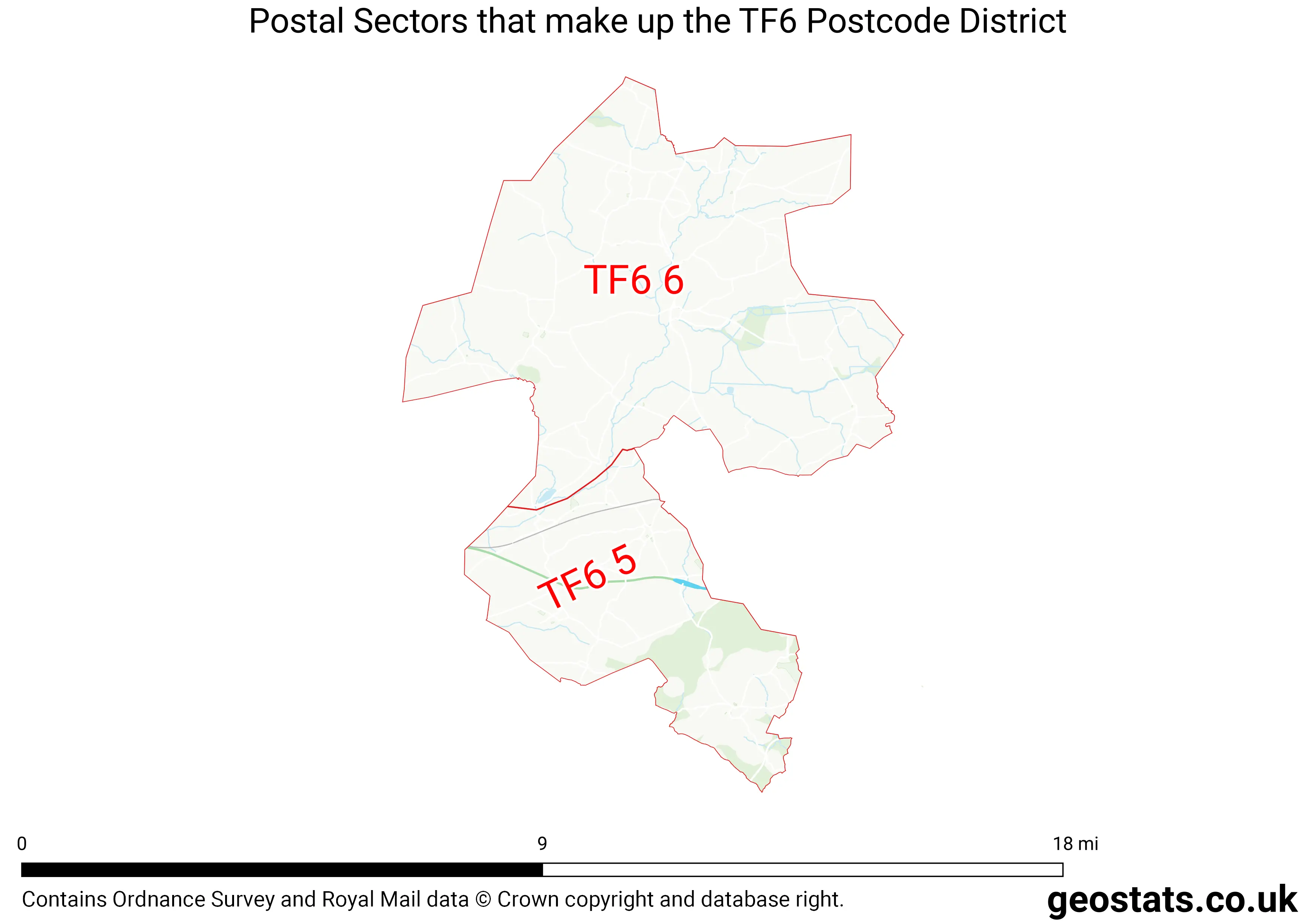 Map of the TF6  District