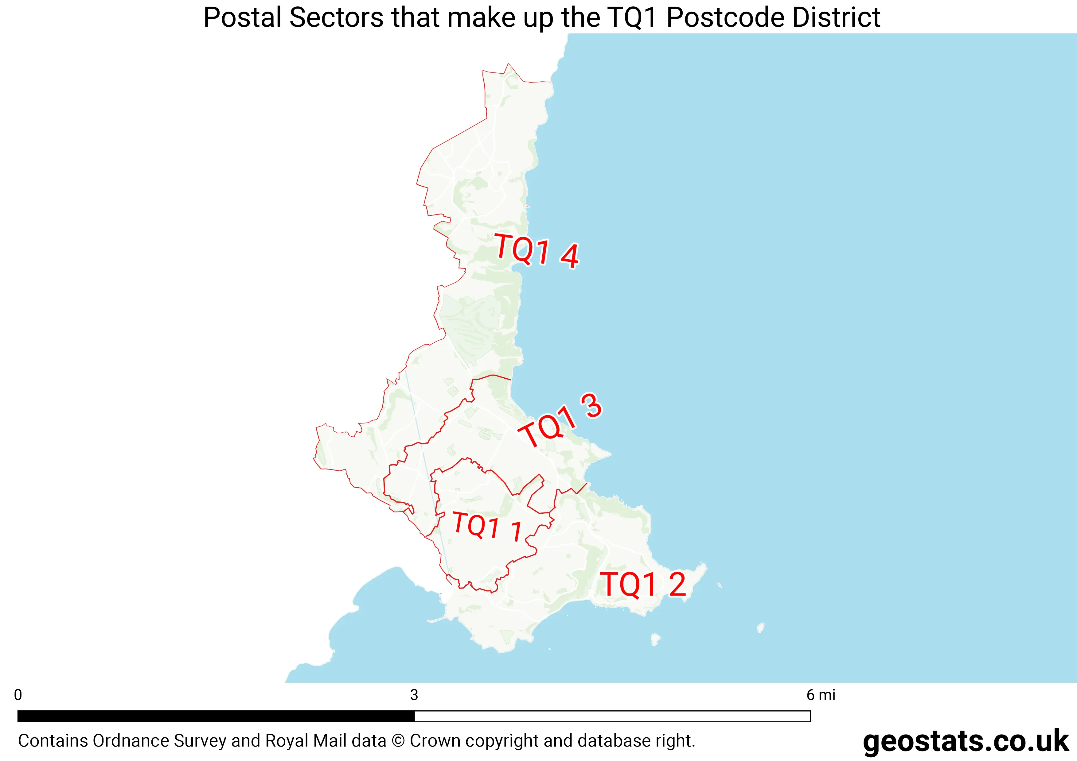Map of the TQ1  District