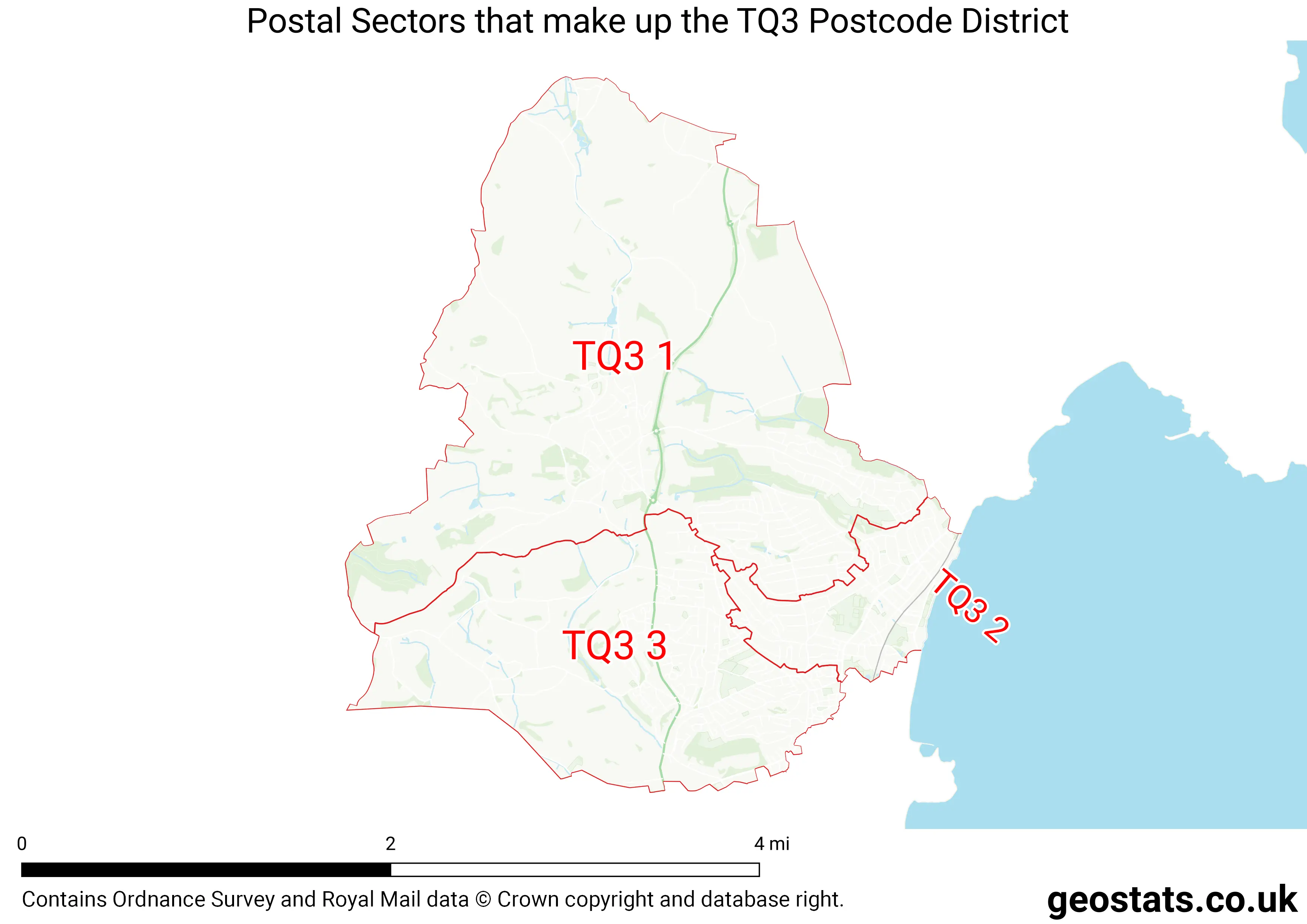 Map of the TQ3  District