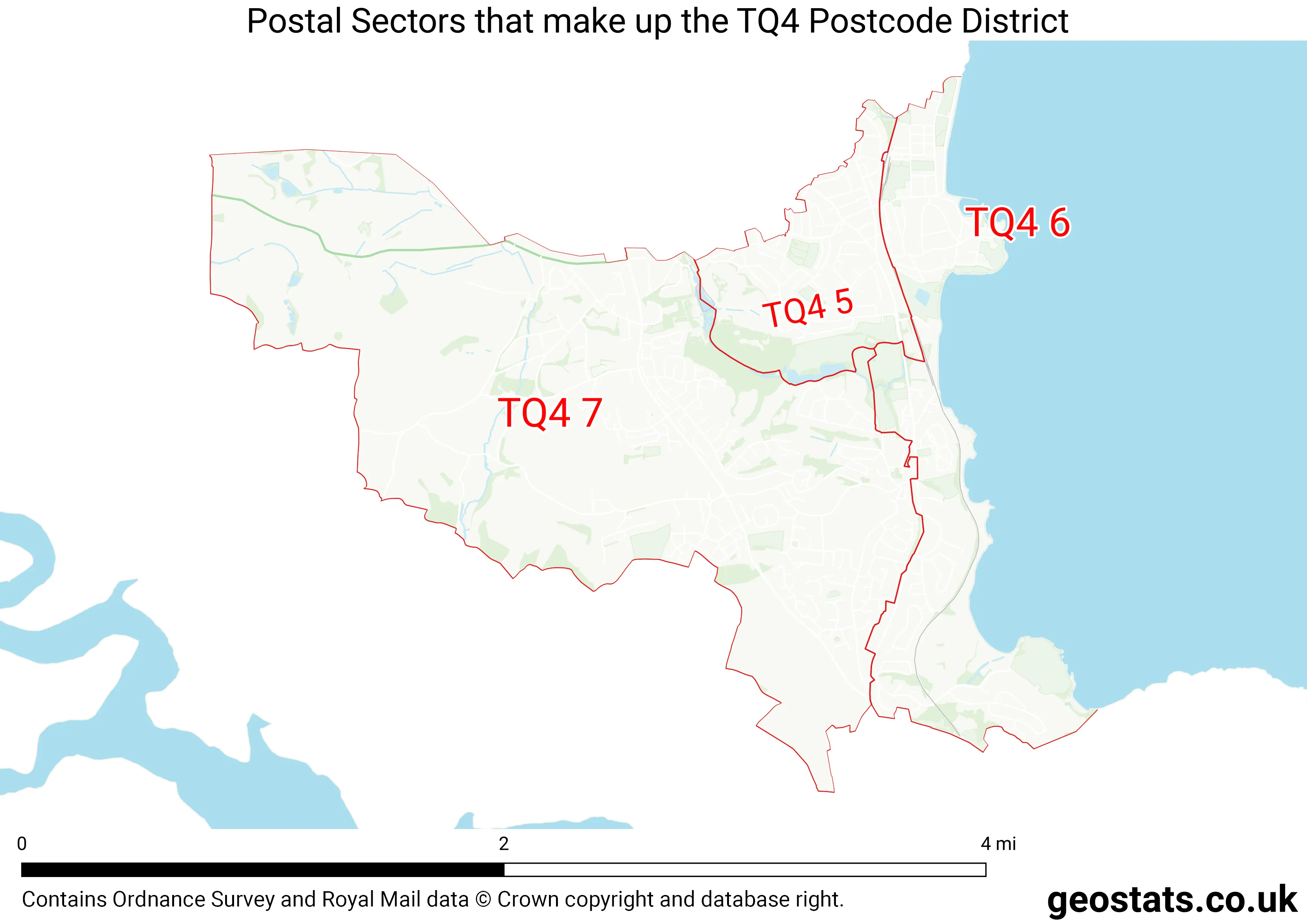 Map of the TQ4  District