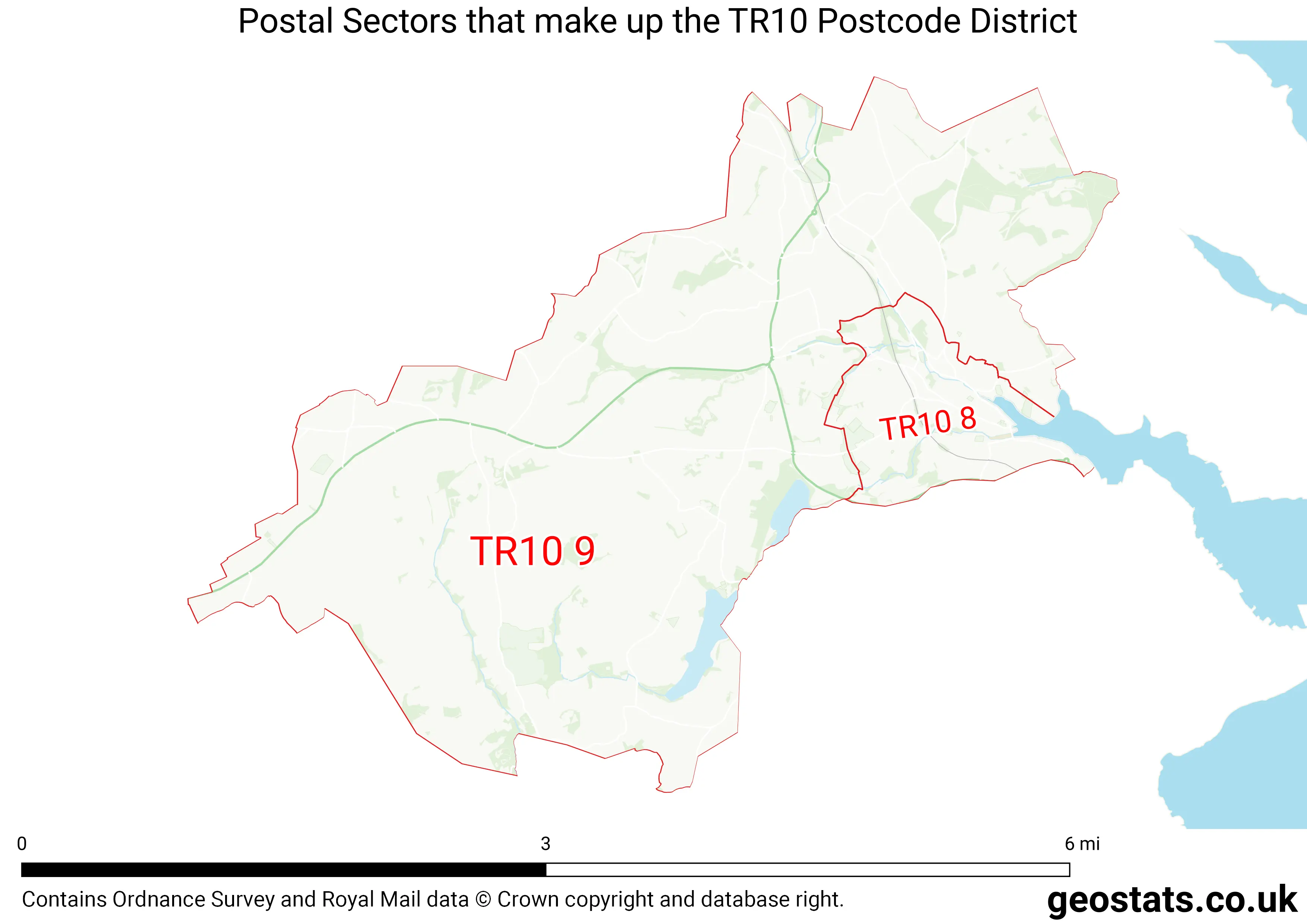 Map of the TR10  District