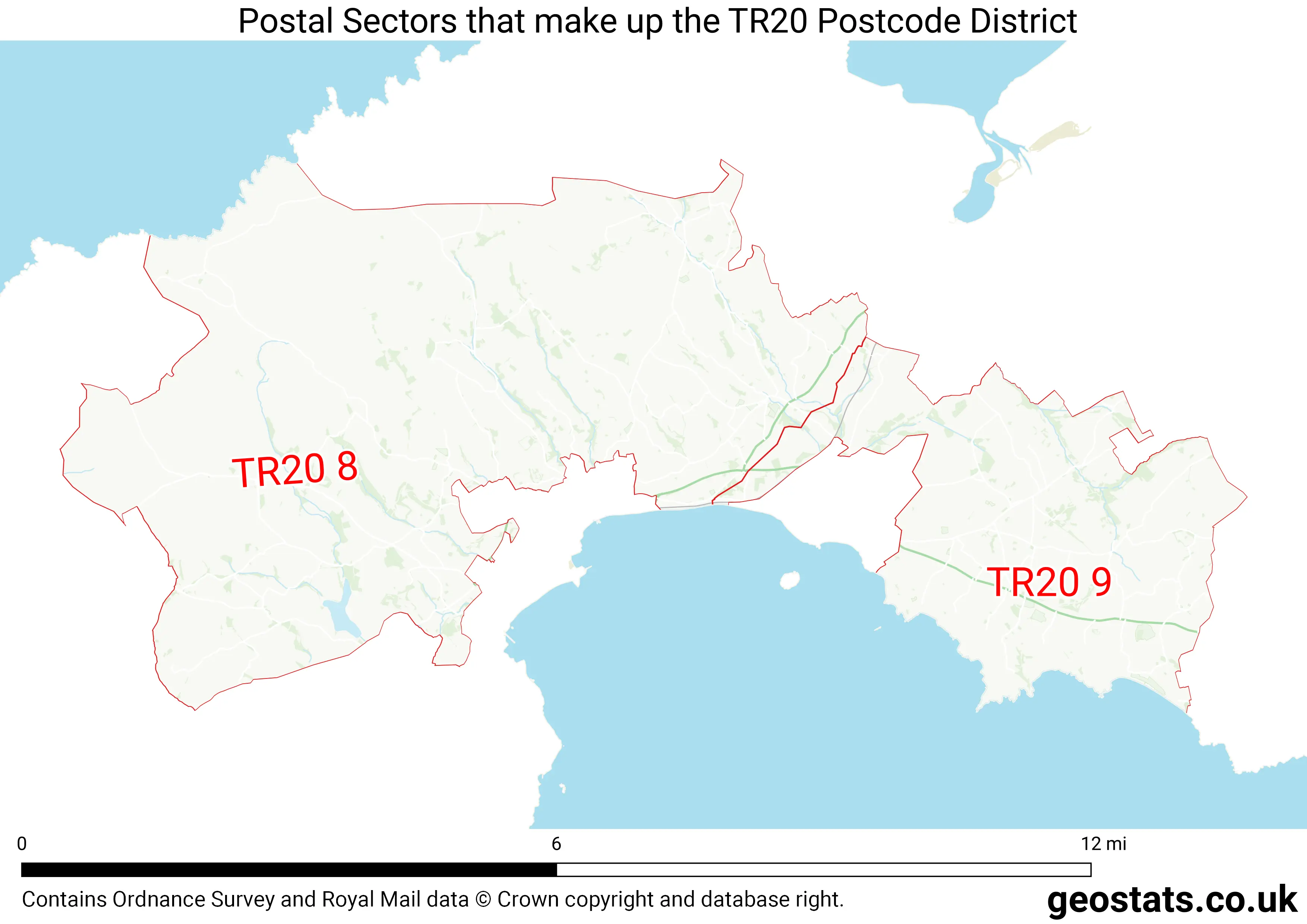 Map of the TR20  District