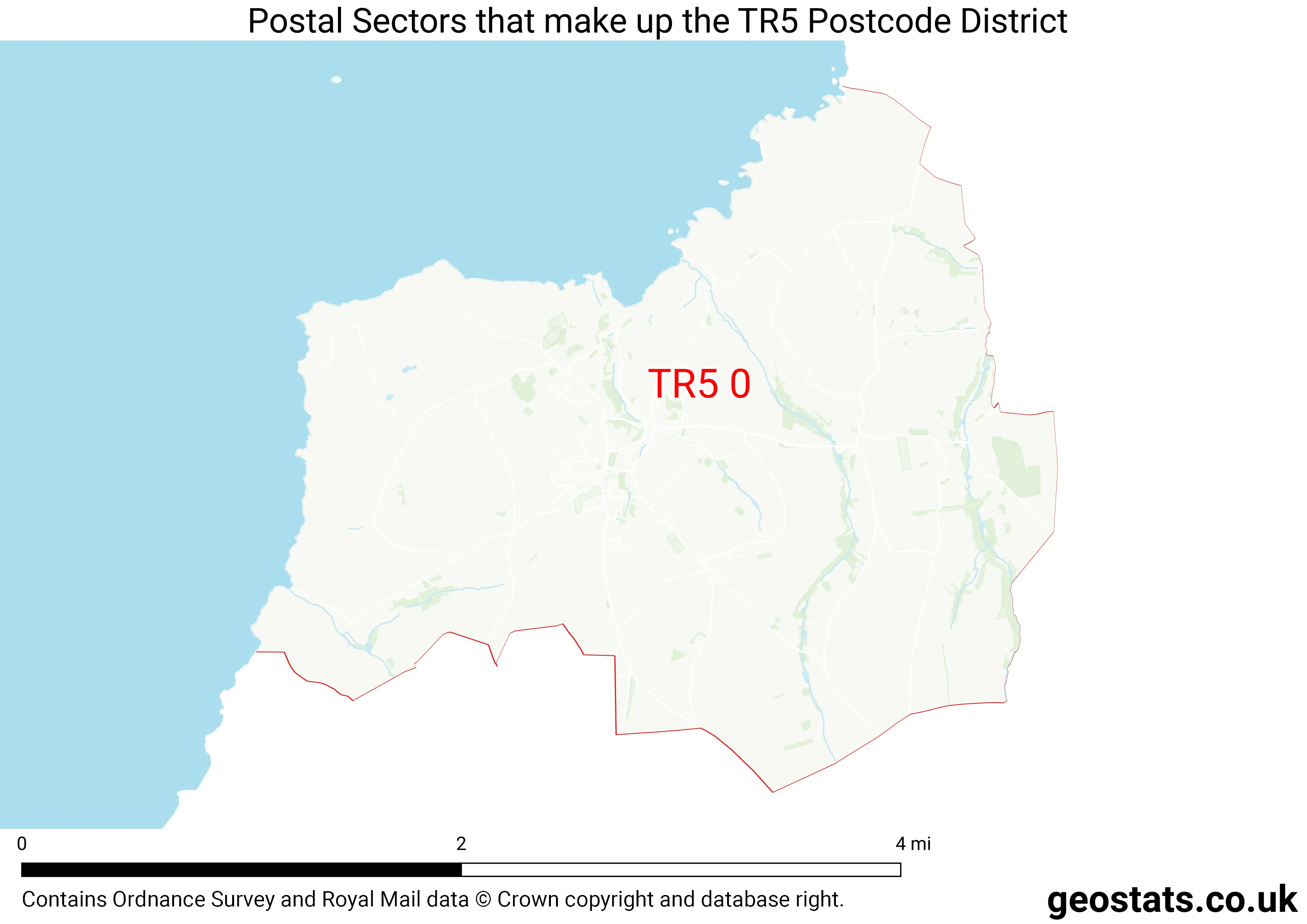 Map of the TR5  District