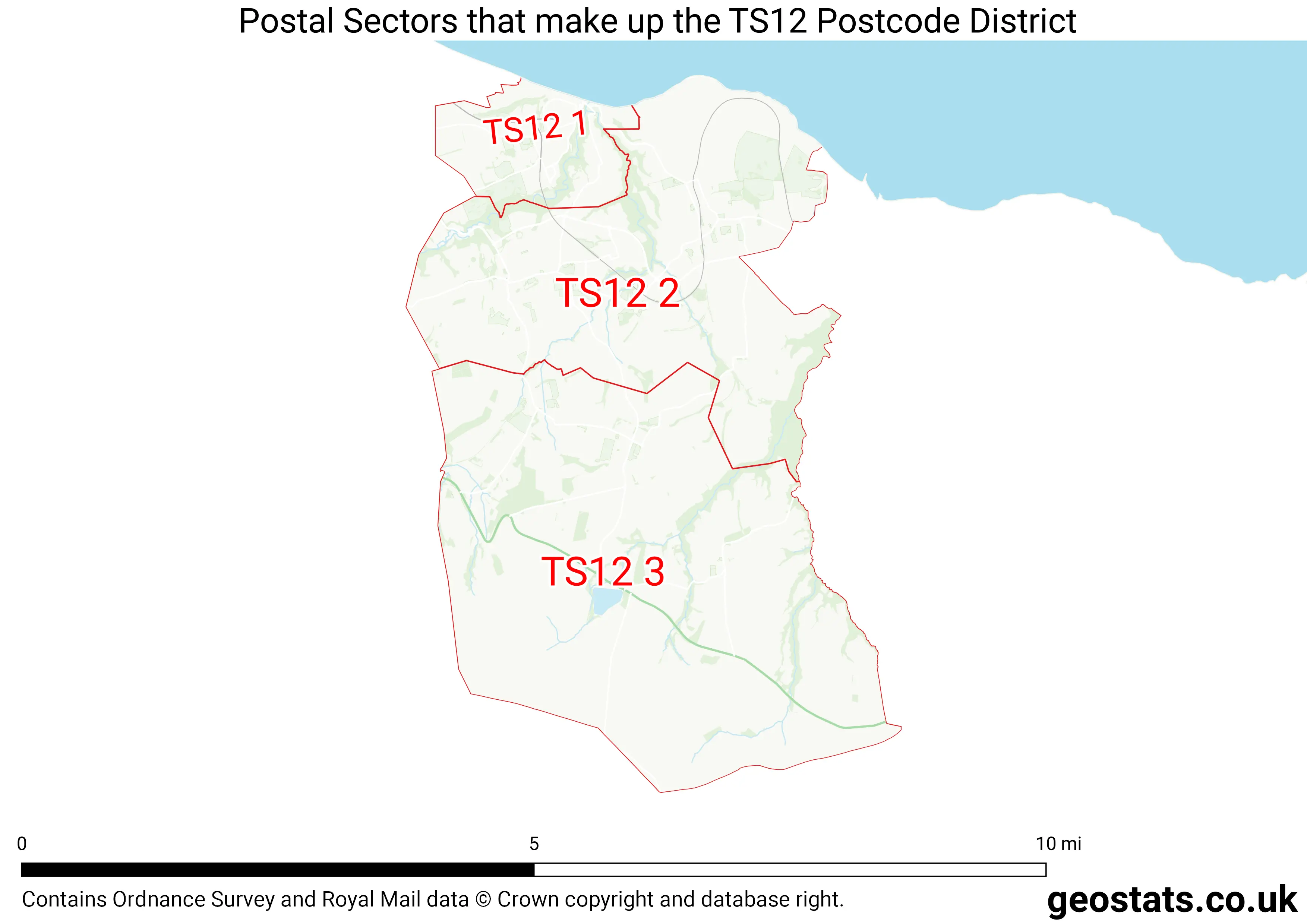 Map of the TS12  District