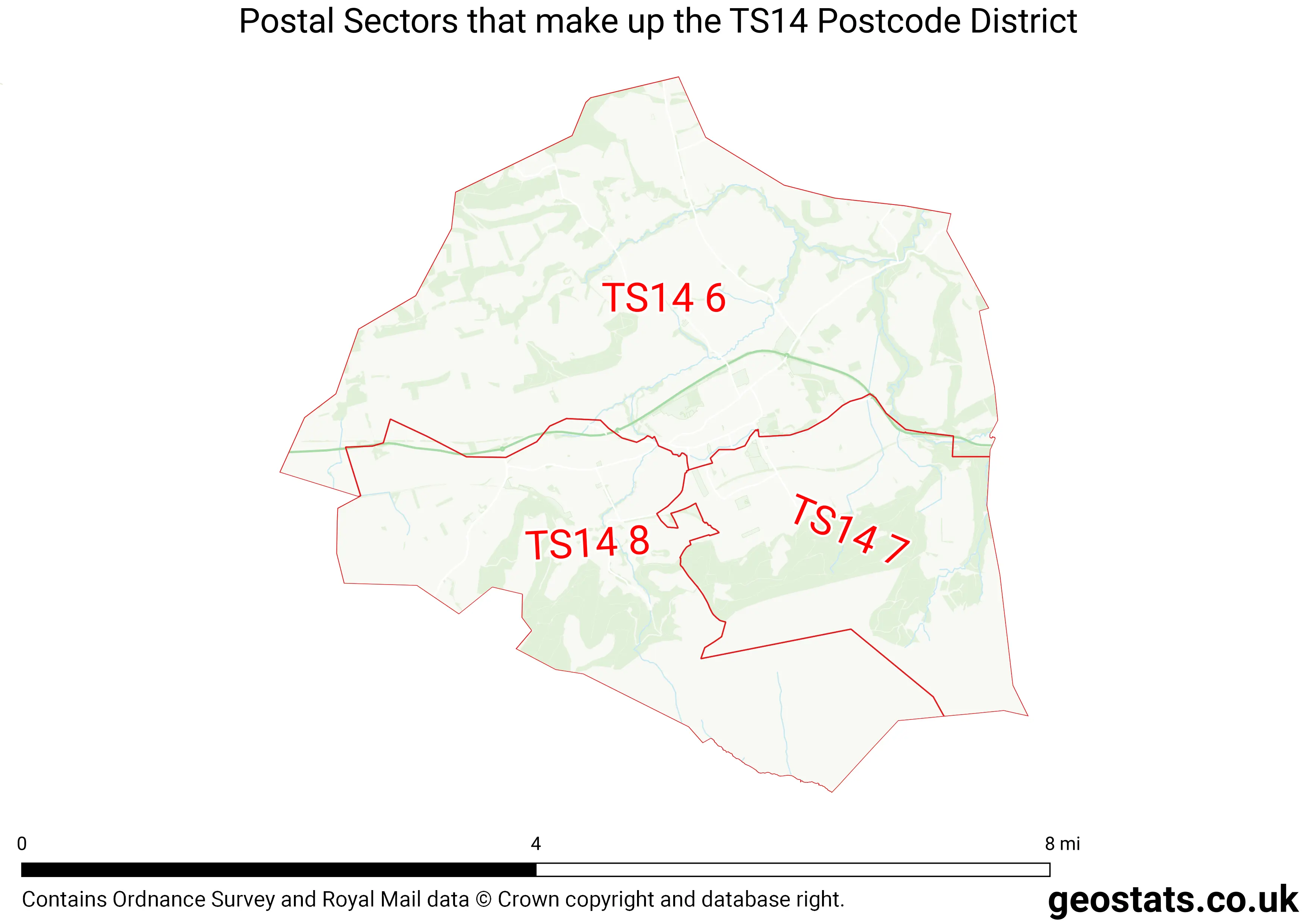 Map of the TS14  District