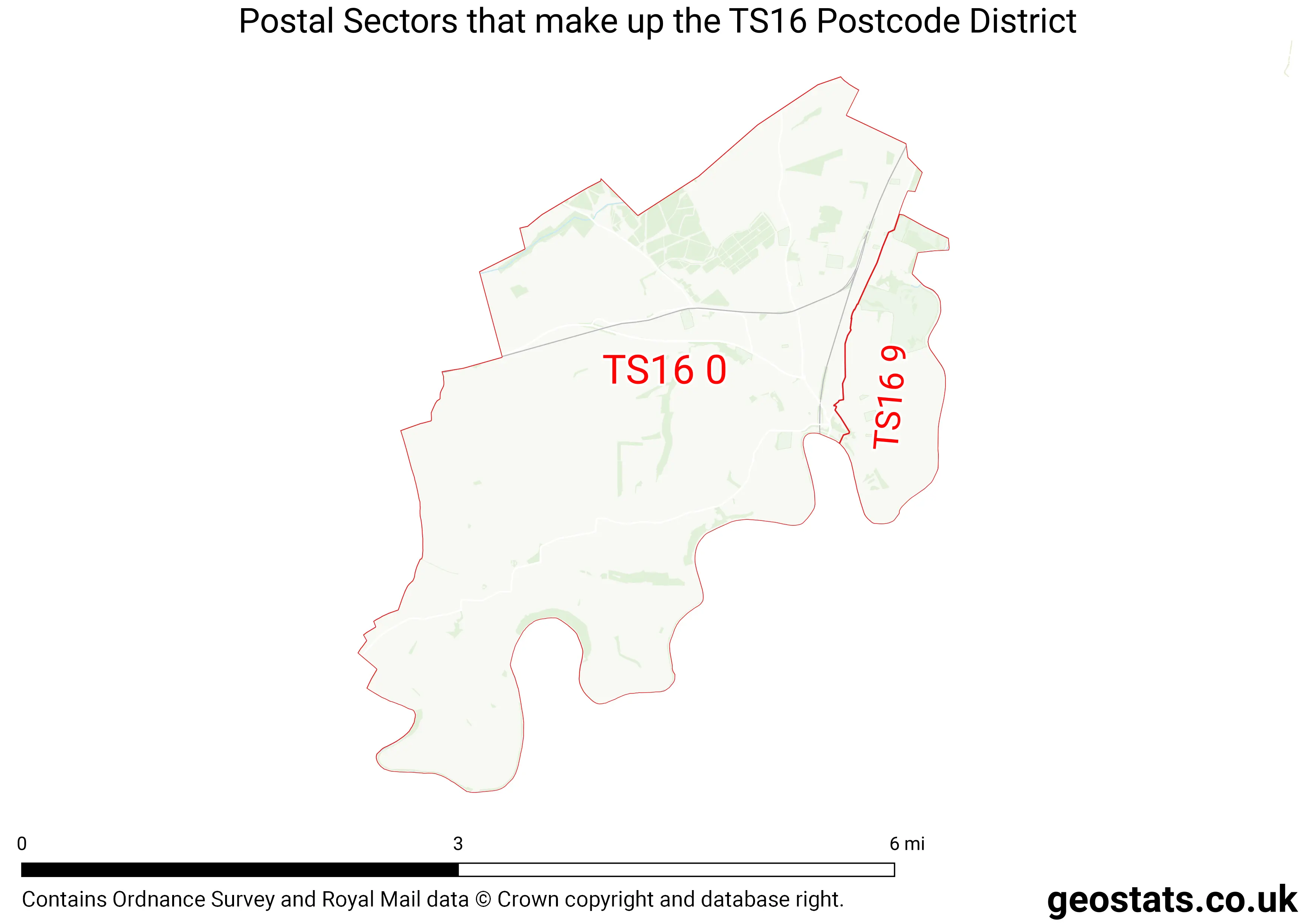 Map of the TS16  District