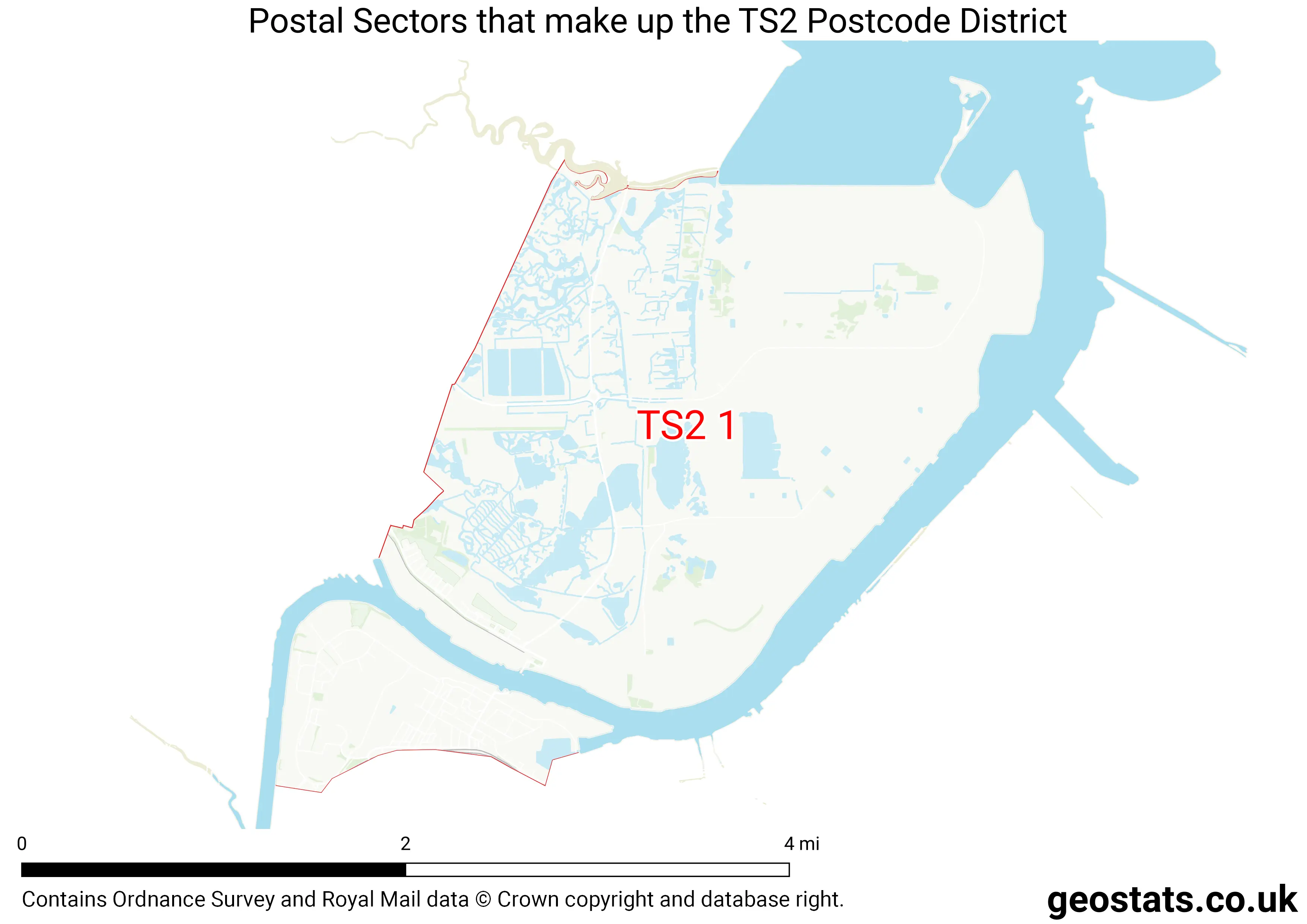 Map of the TS2  District