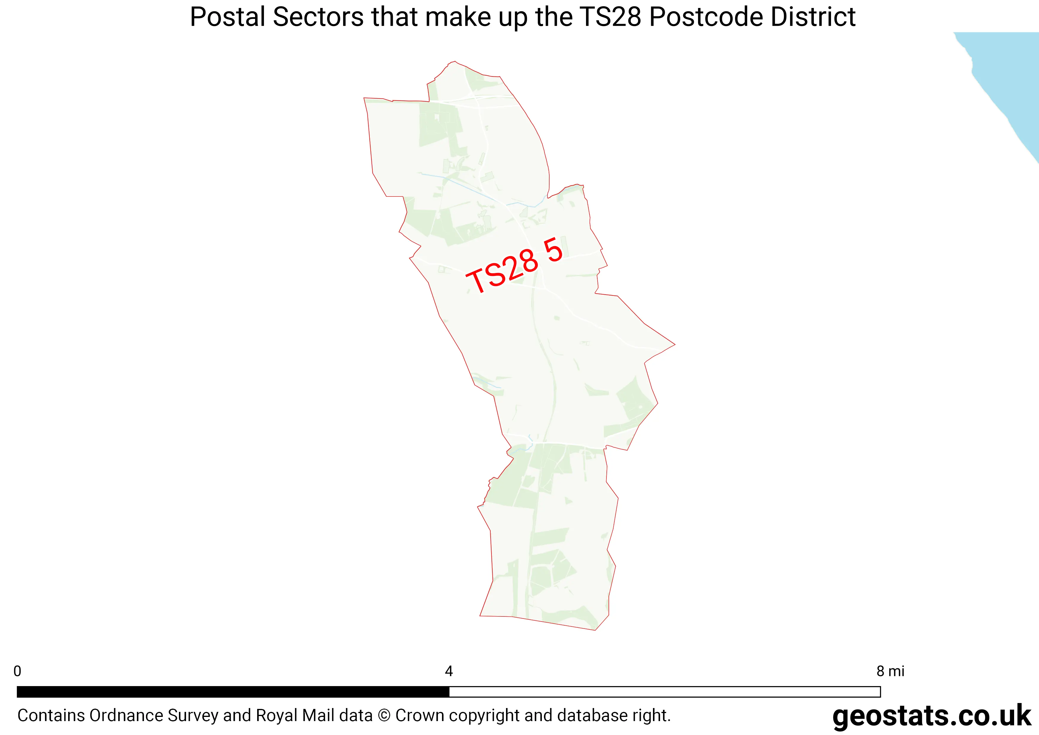 Map of the TS28  District