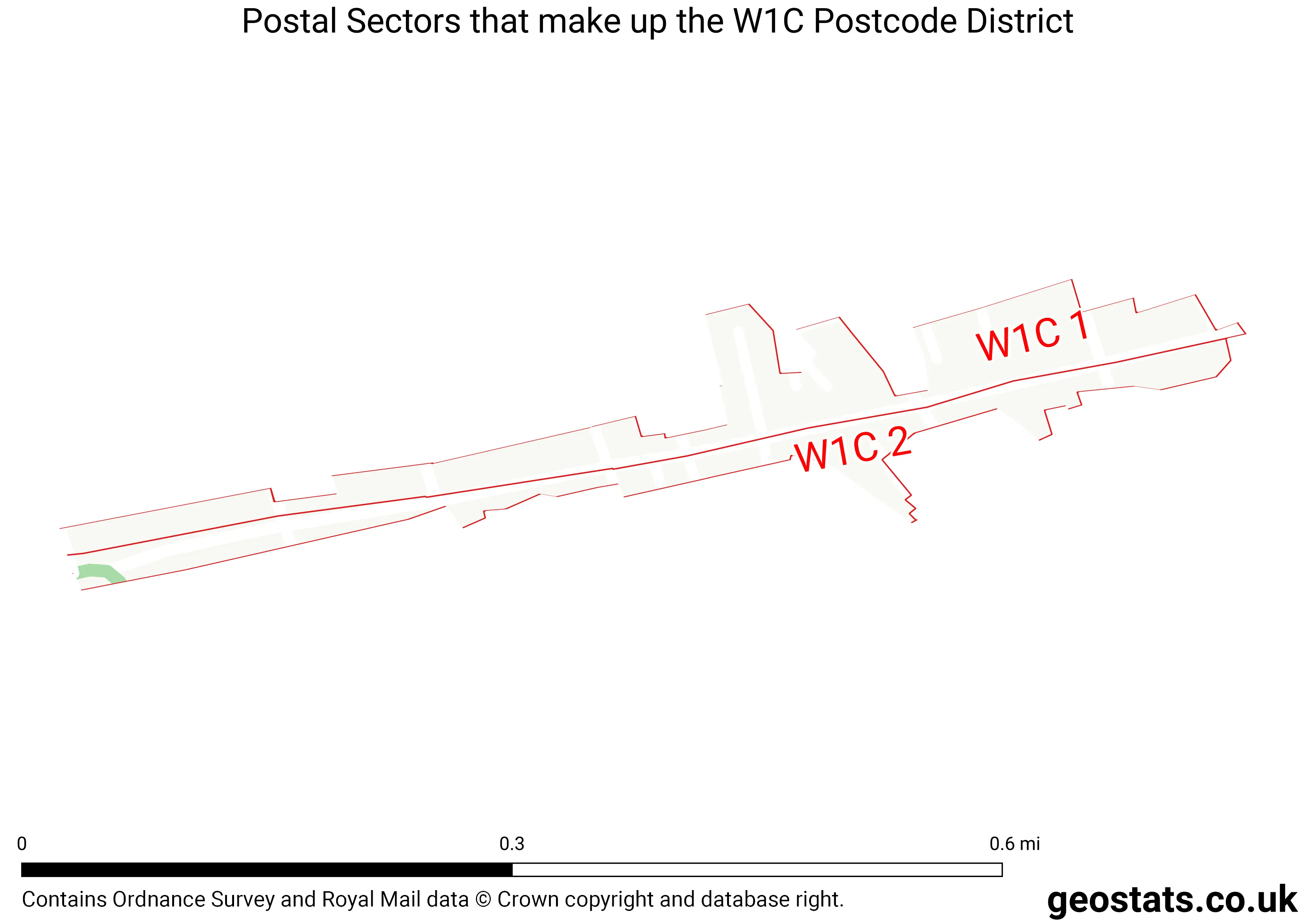 Map of the W1C  District