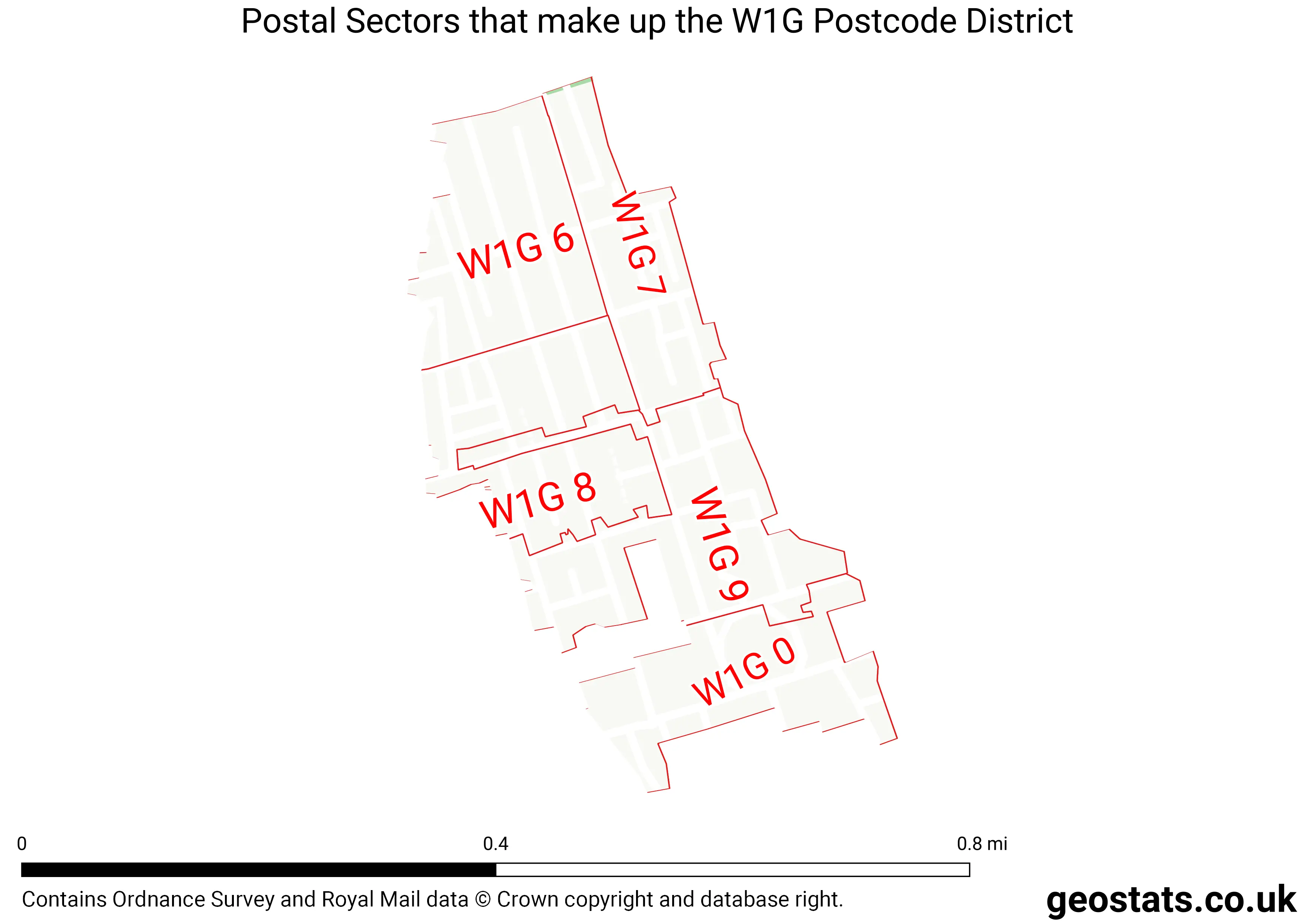 Map of the W1G  District