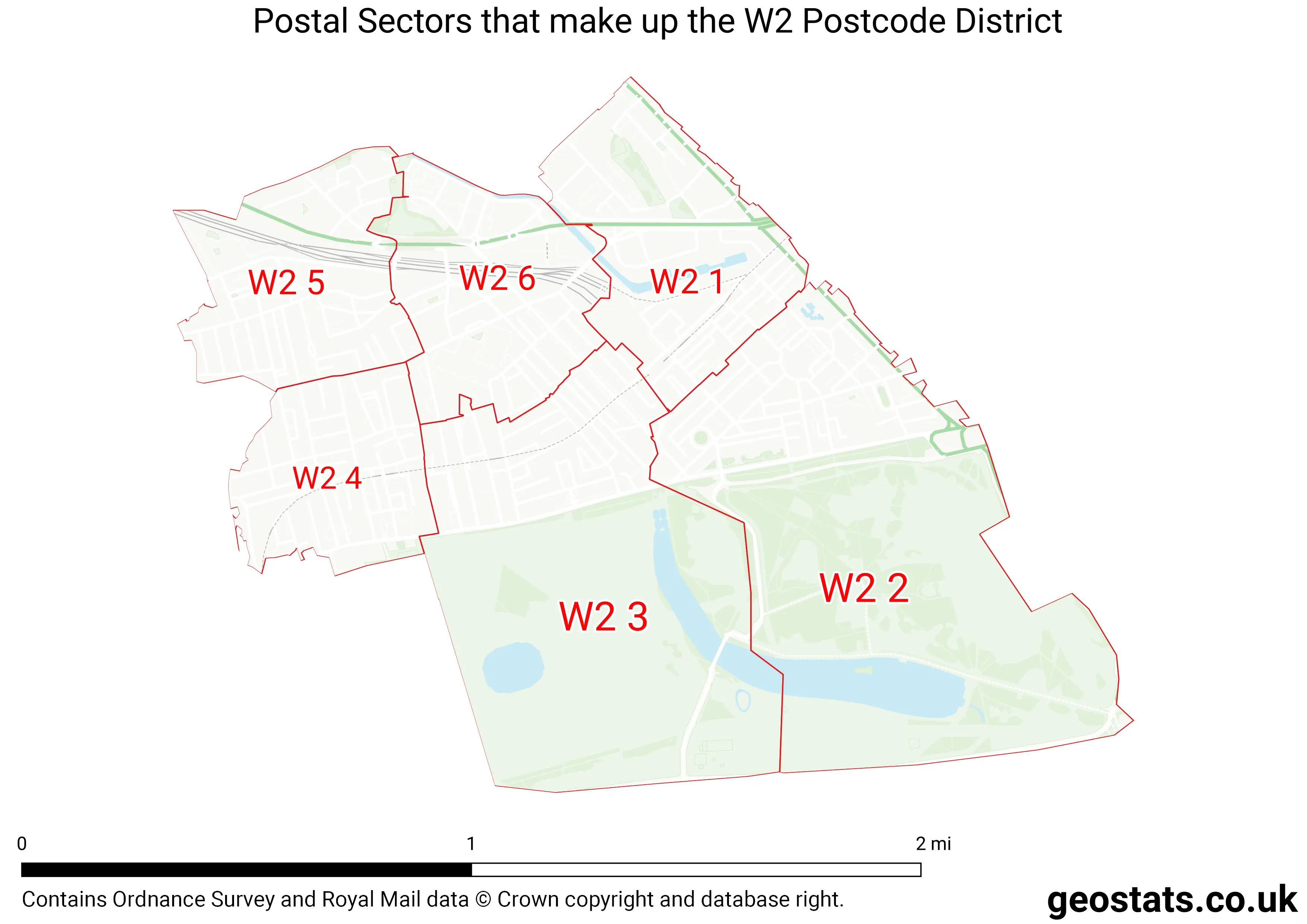 Map of the W2  District