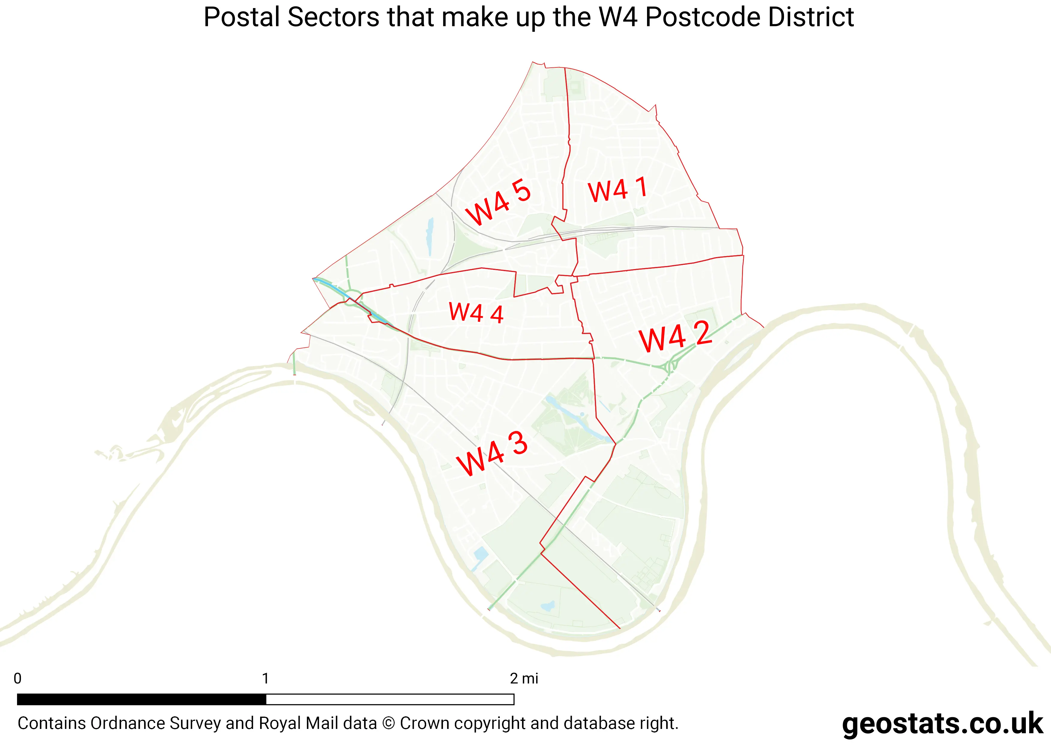 Map of the W4  District