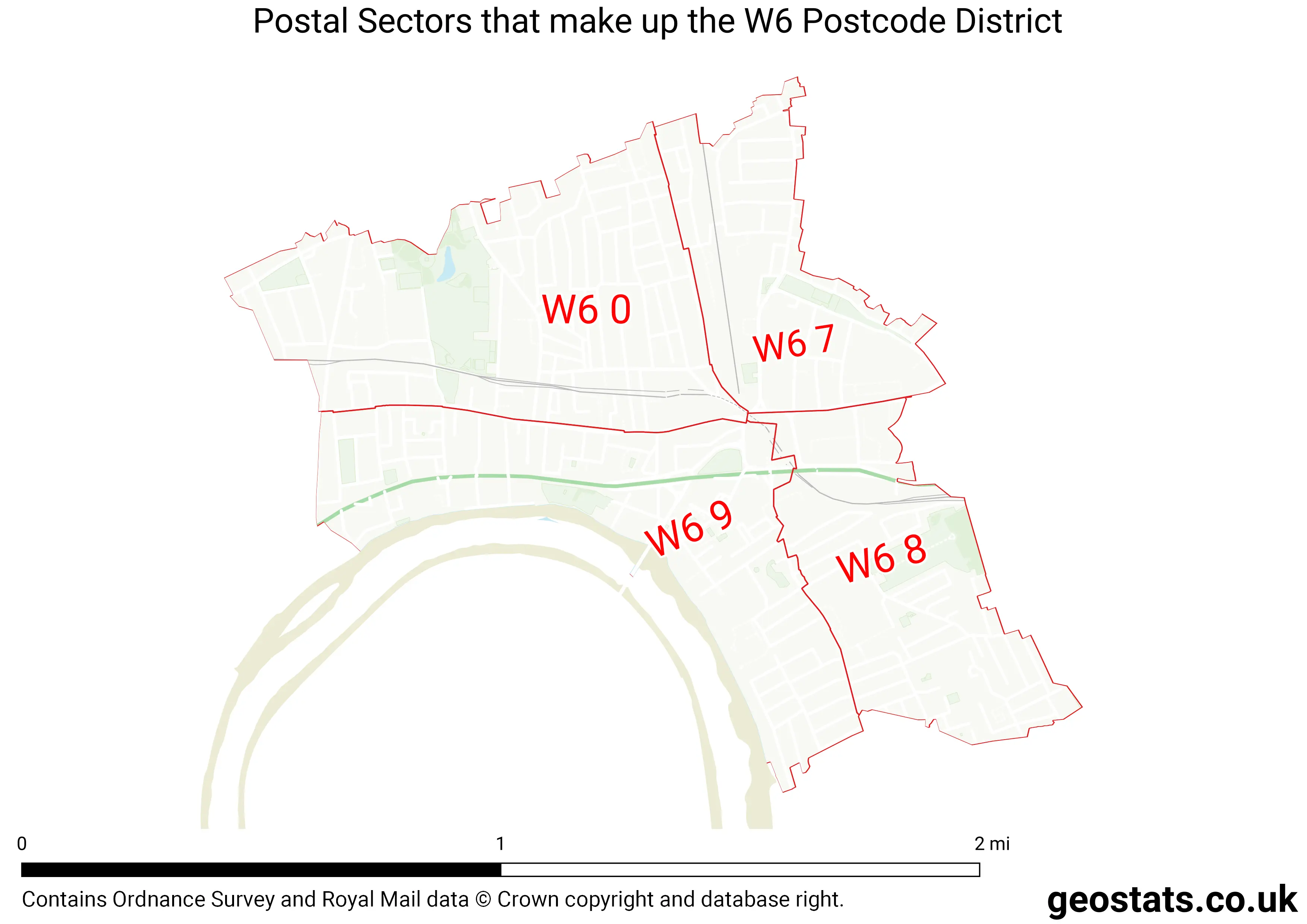 Map of the W6  District