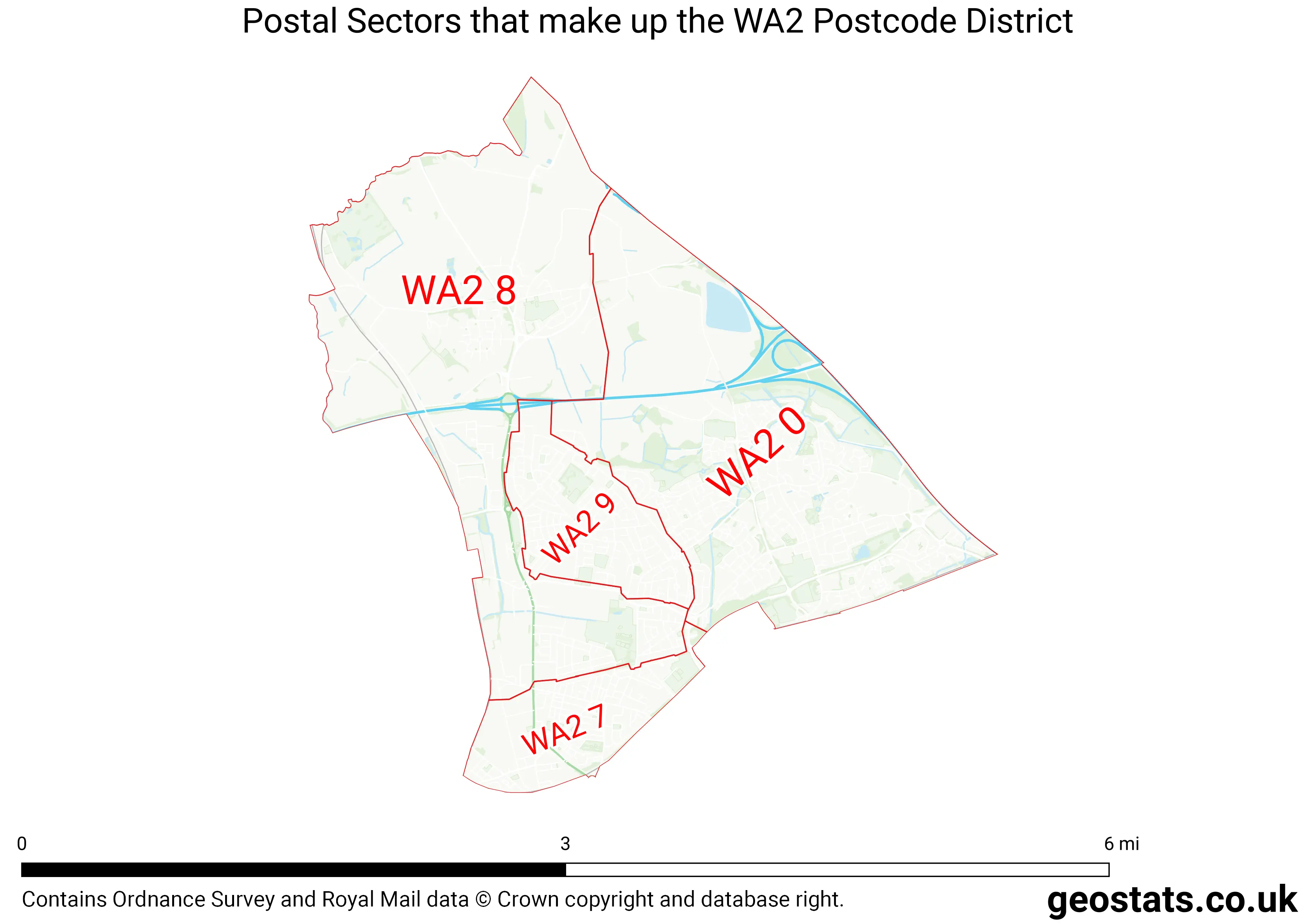 Map of the WA2  District