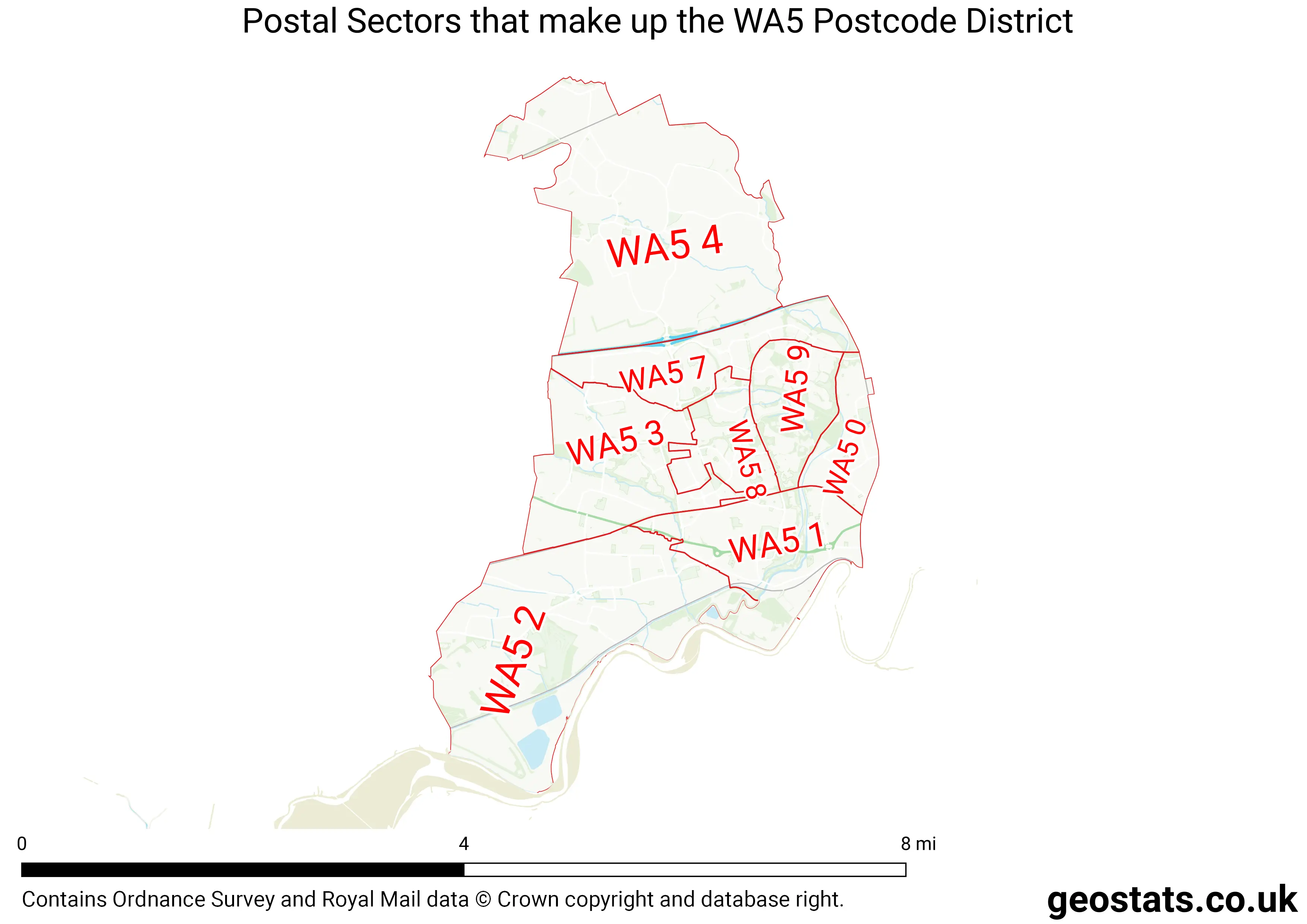 Map of the WA5  District